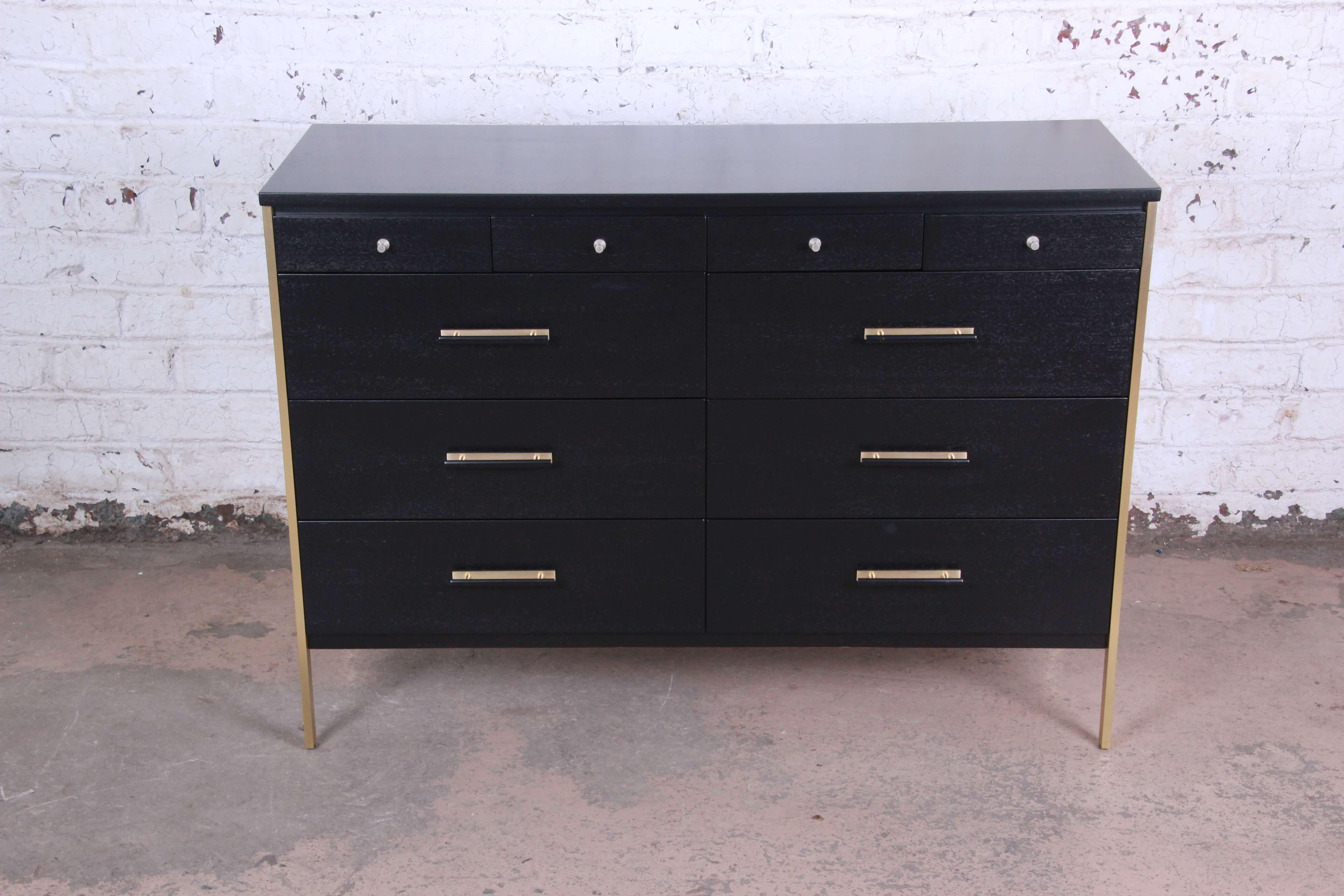 A rare and exceptional mid-century modern 10-drawer chest of drawers or credenza

Designed by Paul McCobb for Directional Furniture 