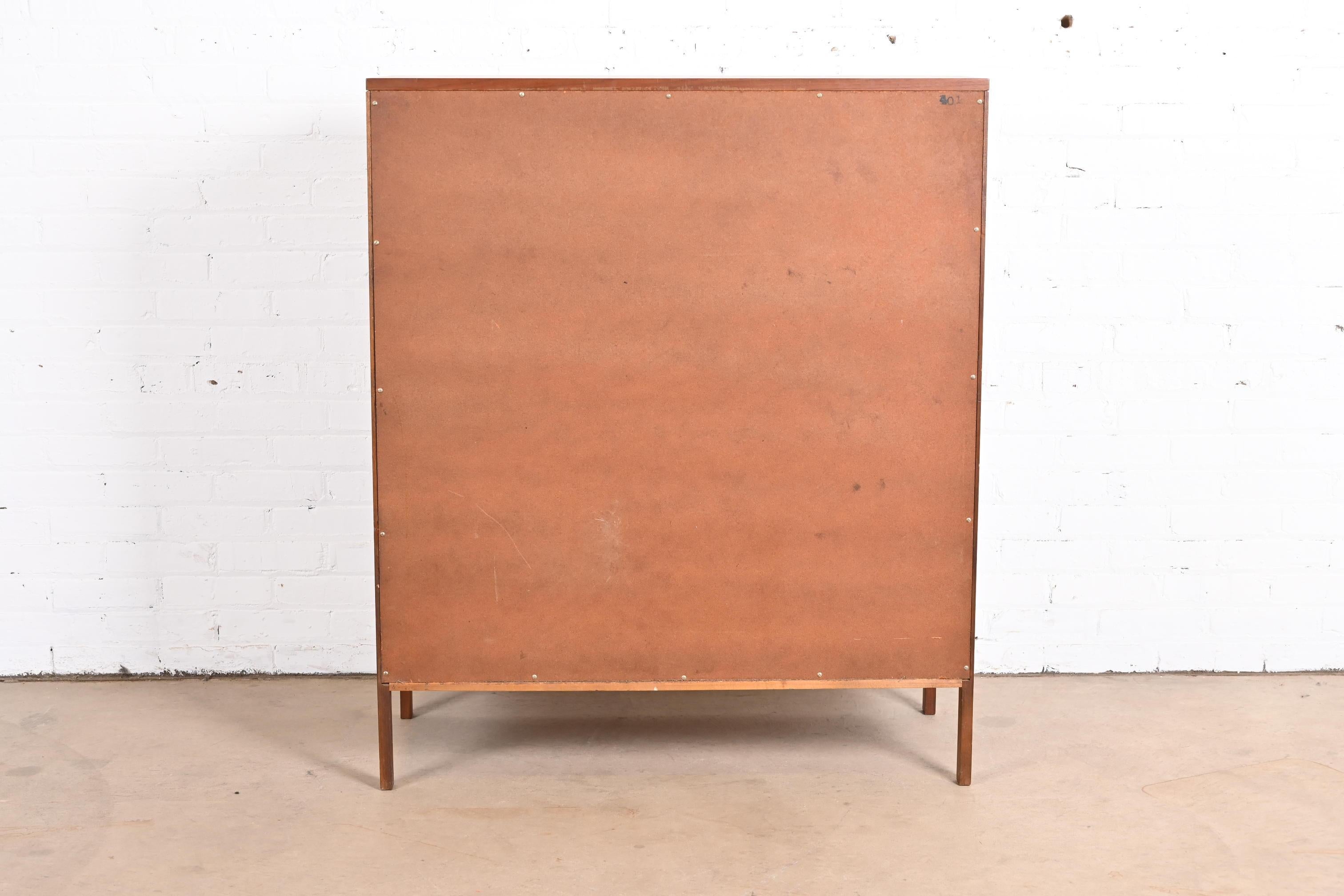 Paul McCobb for Calvin Furniture Mid-Century Modern Walnut Highboy Dresser 7
