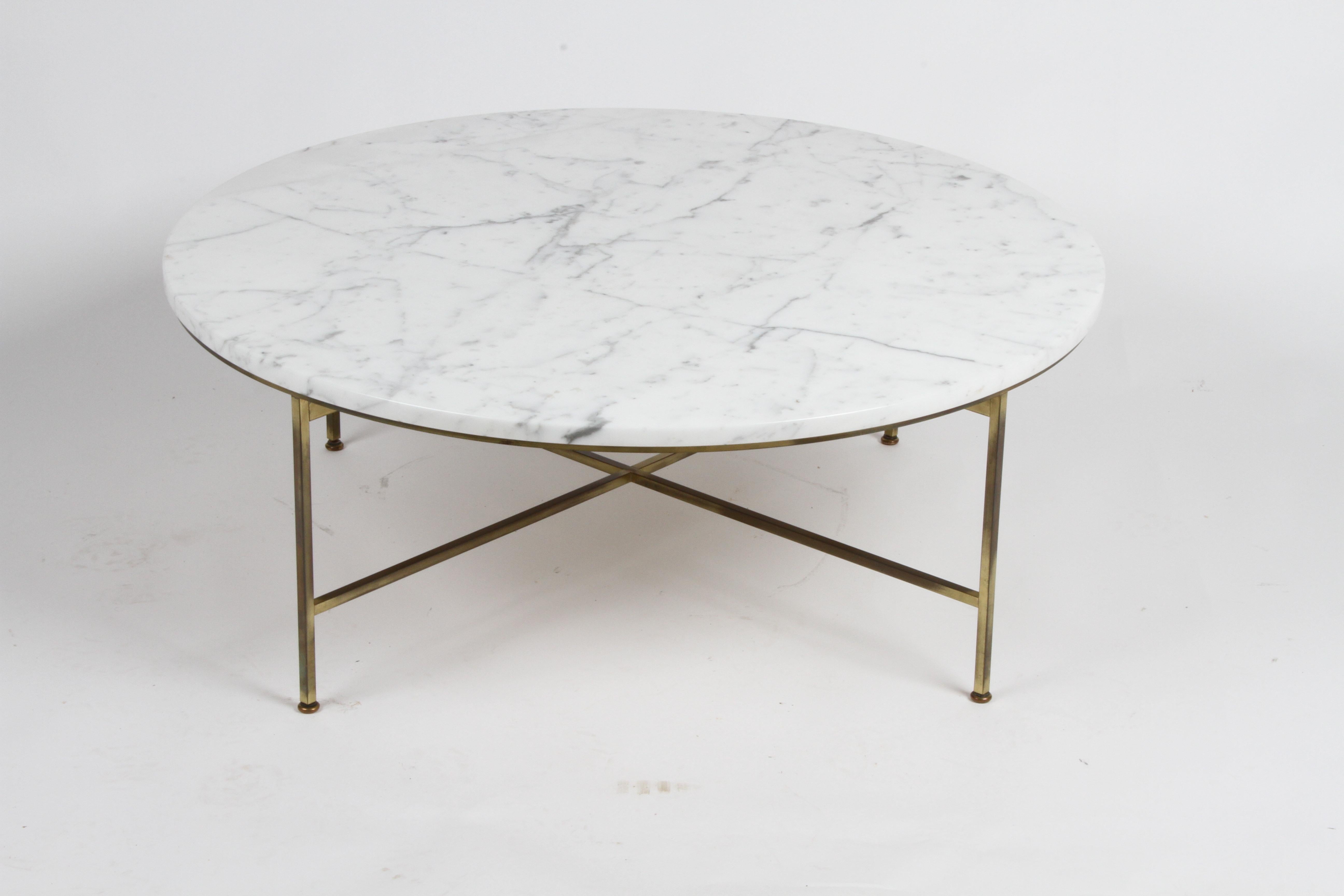 brass and marble coffee table
