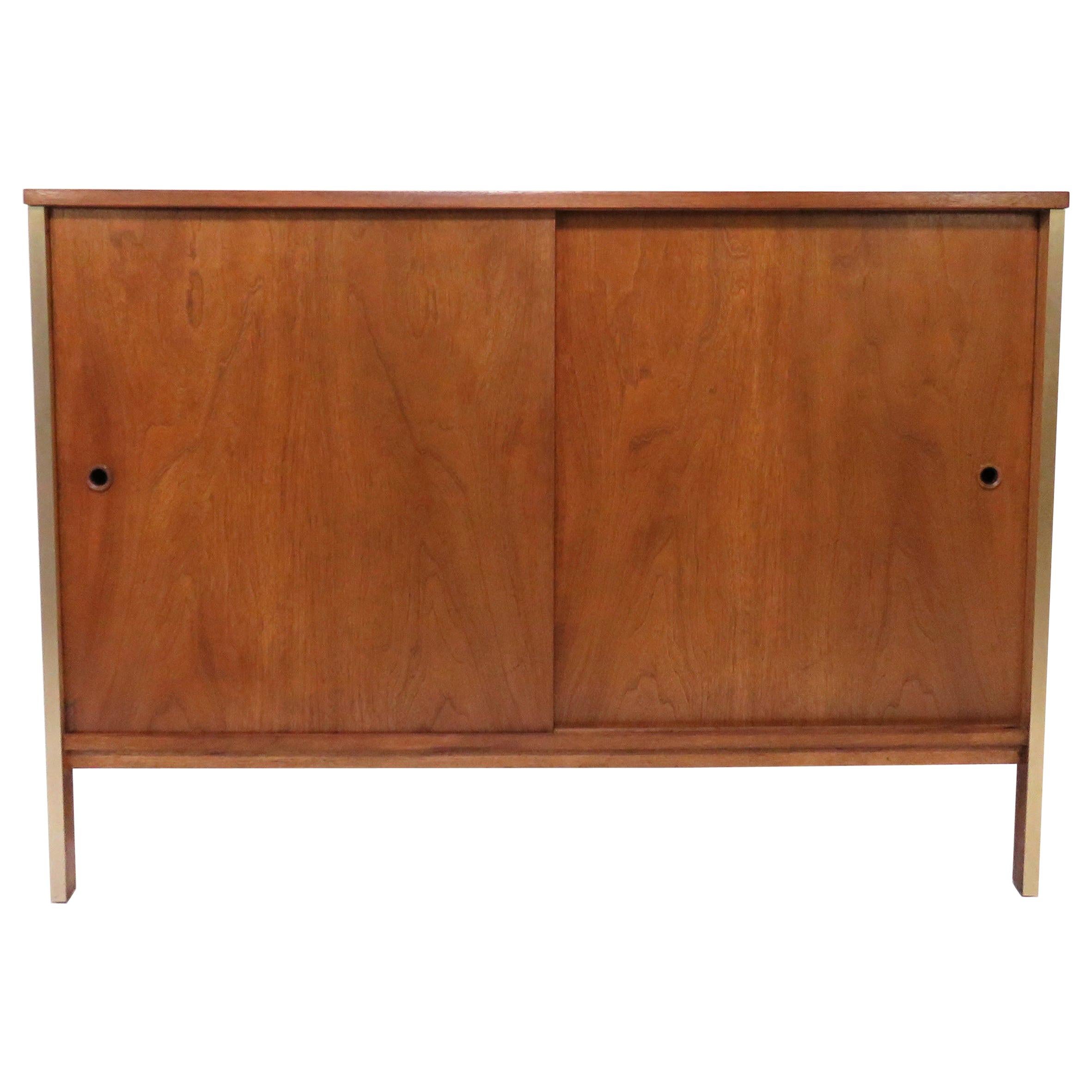 Paul McCobb for Calvin Furniture Two-Door Cabinet, circa Early 1960s