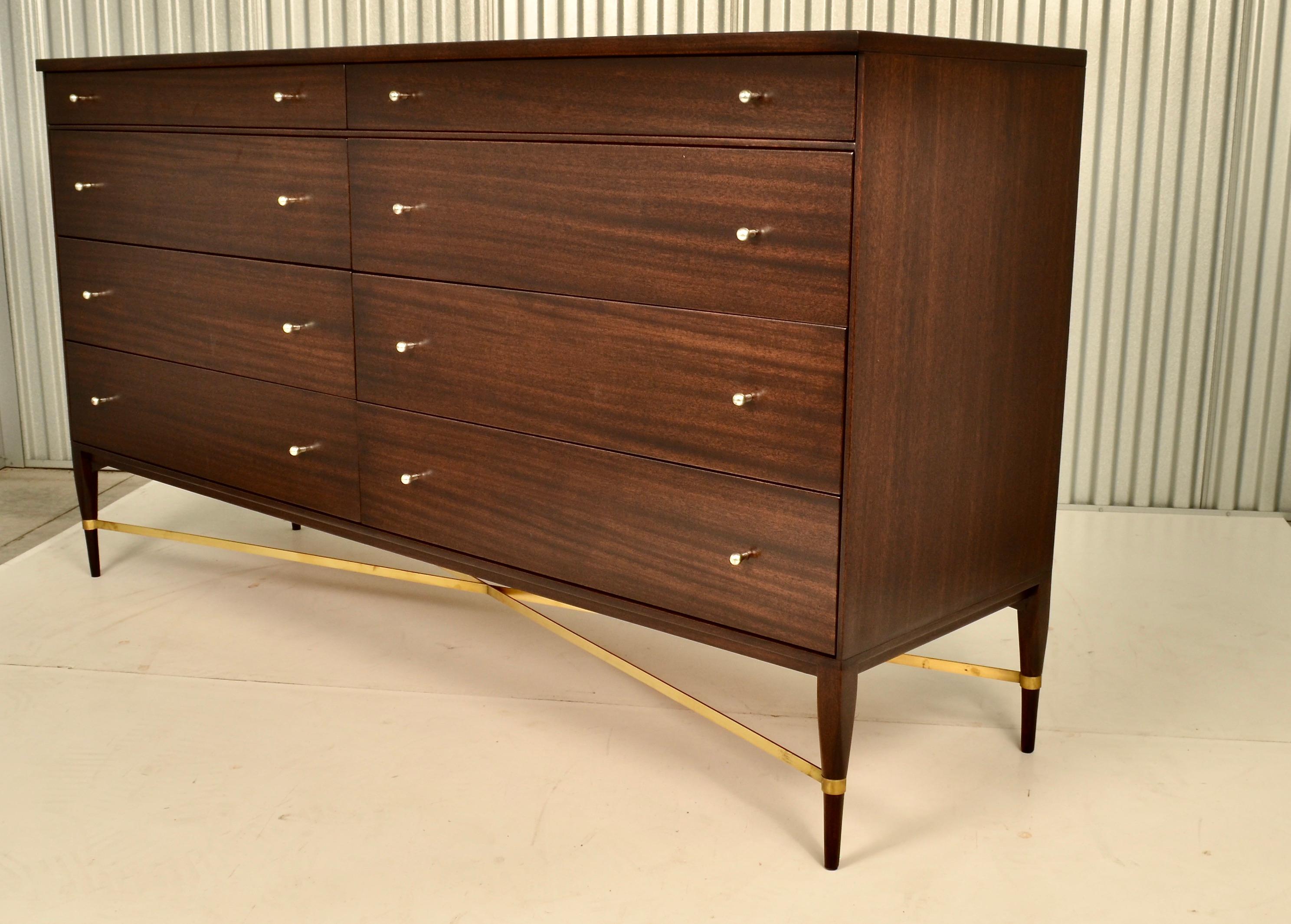 American Paul McCobb for Calvin Group 8-Drawer Dresser, USA 1950s For Sale