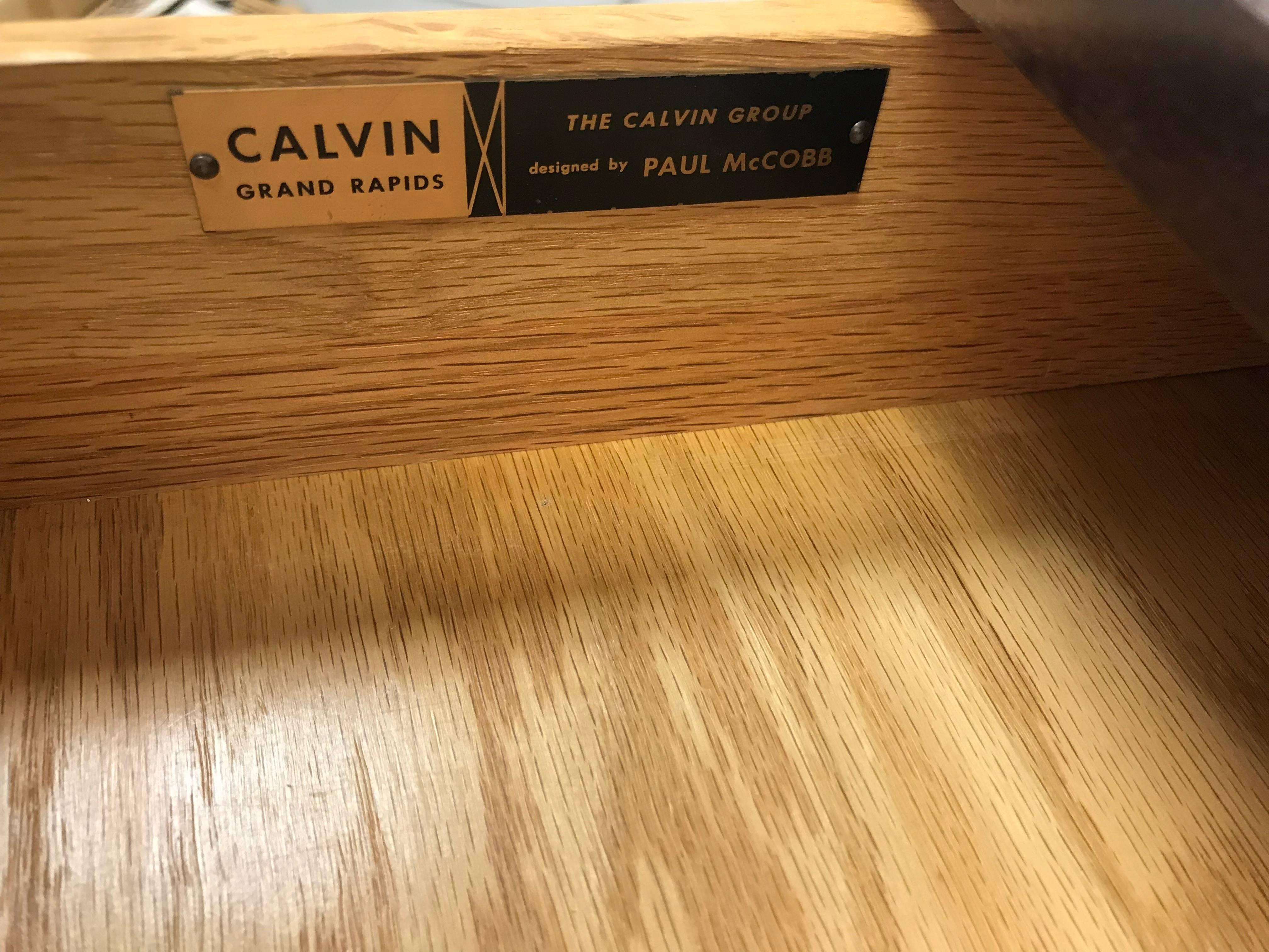 Mahogany Paul McCobb for Calvin Group Double Dresser, USA, 1950s