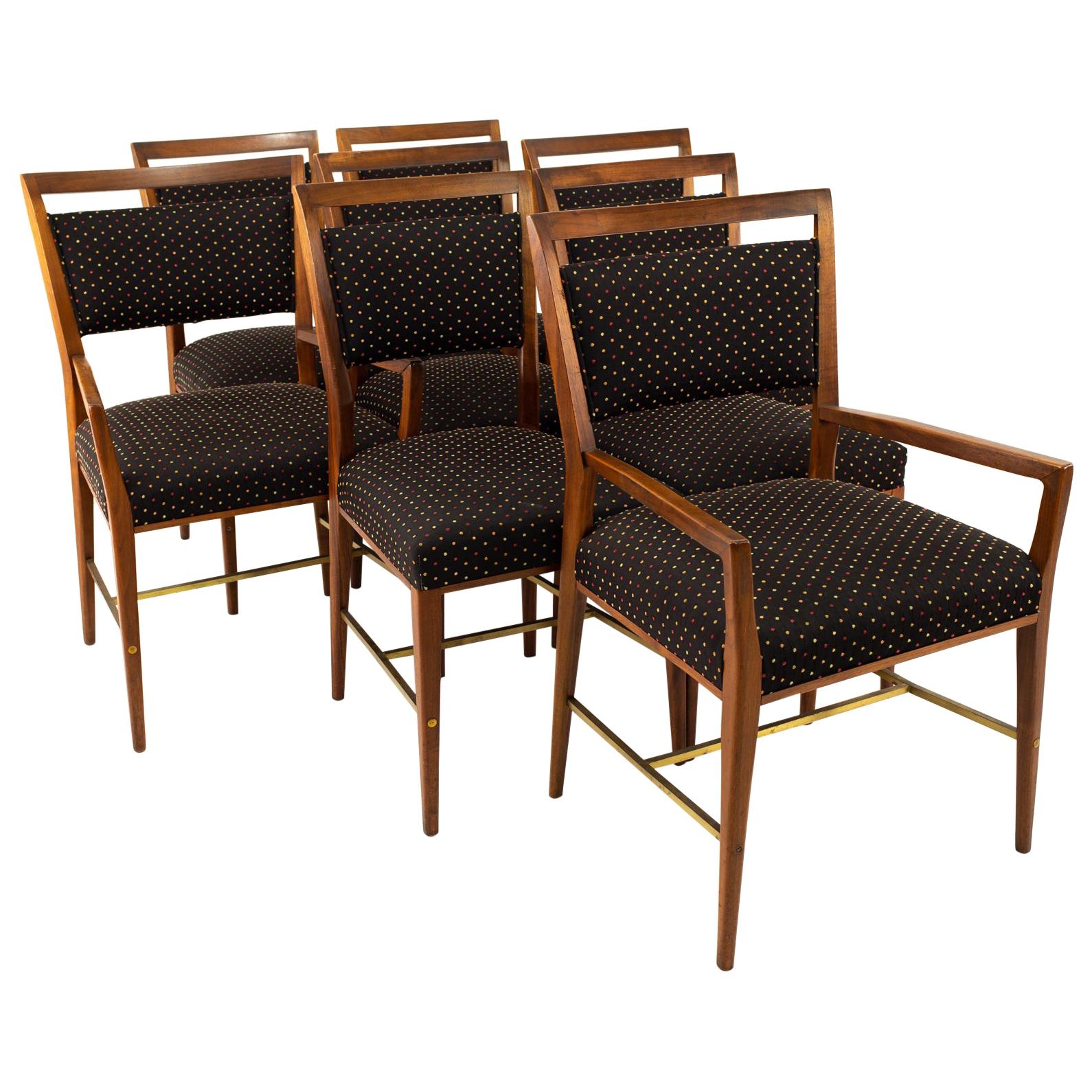 Paul McCobb for Calvin Group Mid Century Dining Chairs, Set of 8