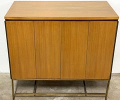 Paul McCobb for Calvin “Irwin Collection” Diminutive Bi-Fold Cabinet or Dry Bar