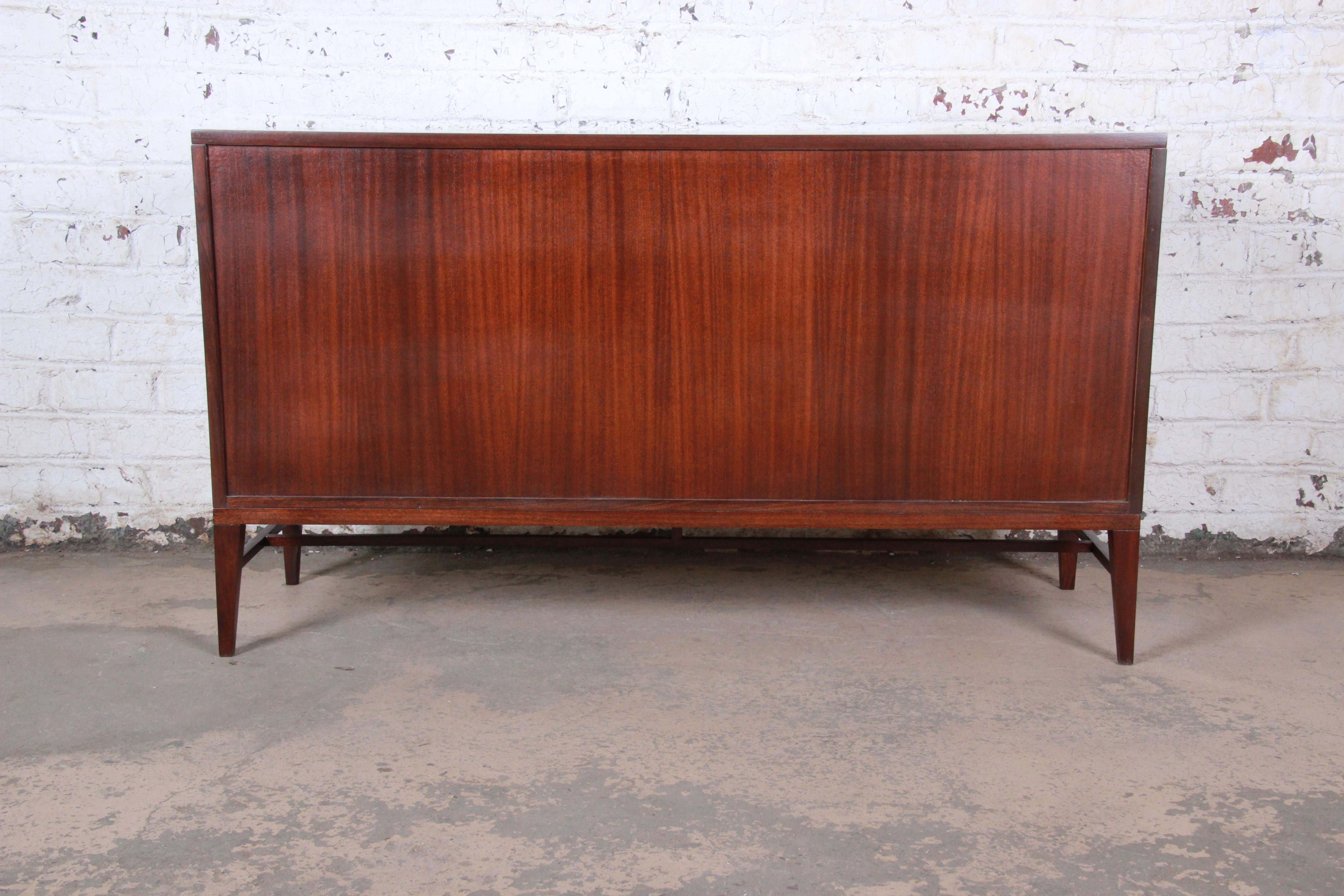 Paul McCobb for Calvin Irwin Collection Mahogany Sideboard Credenza, Restored 6