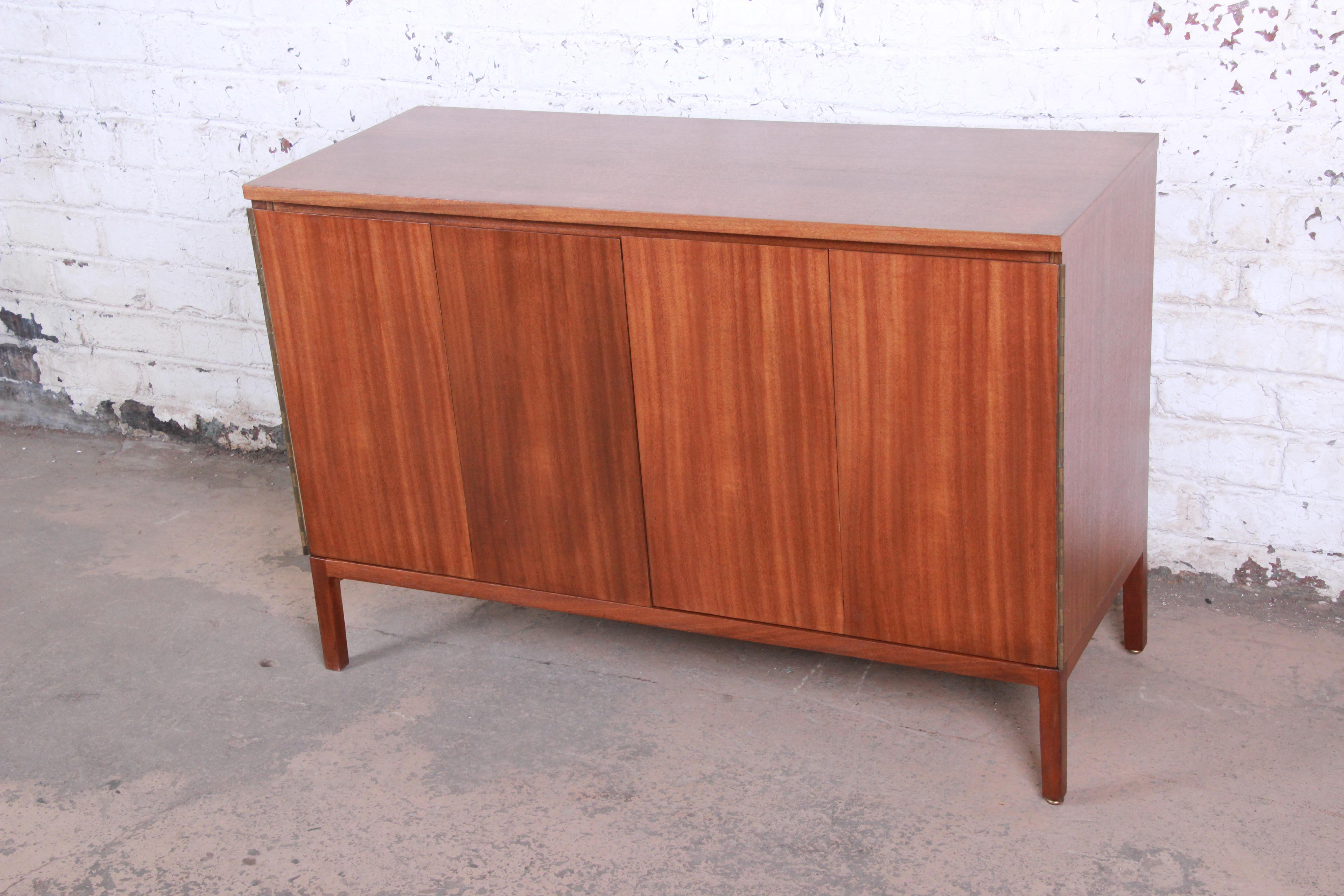 Mid-Century Modern Paul McCobb for Calvin Irwin Collection Mahogany Sideboard Credenza, Restored