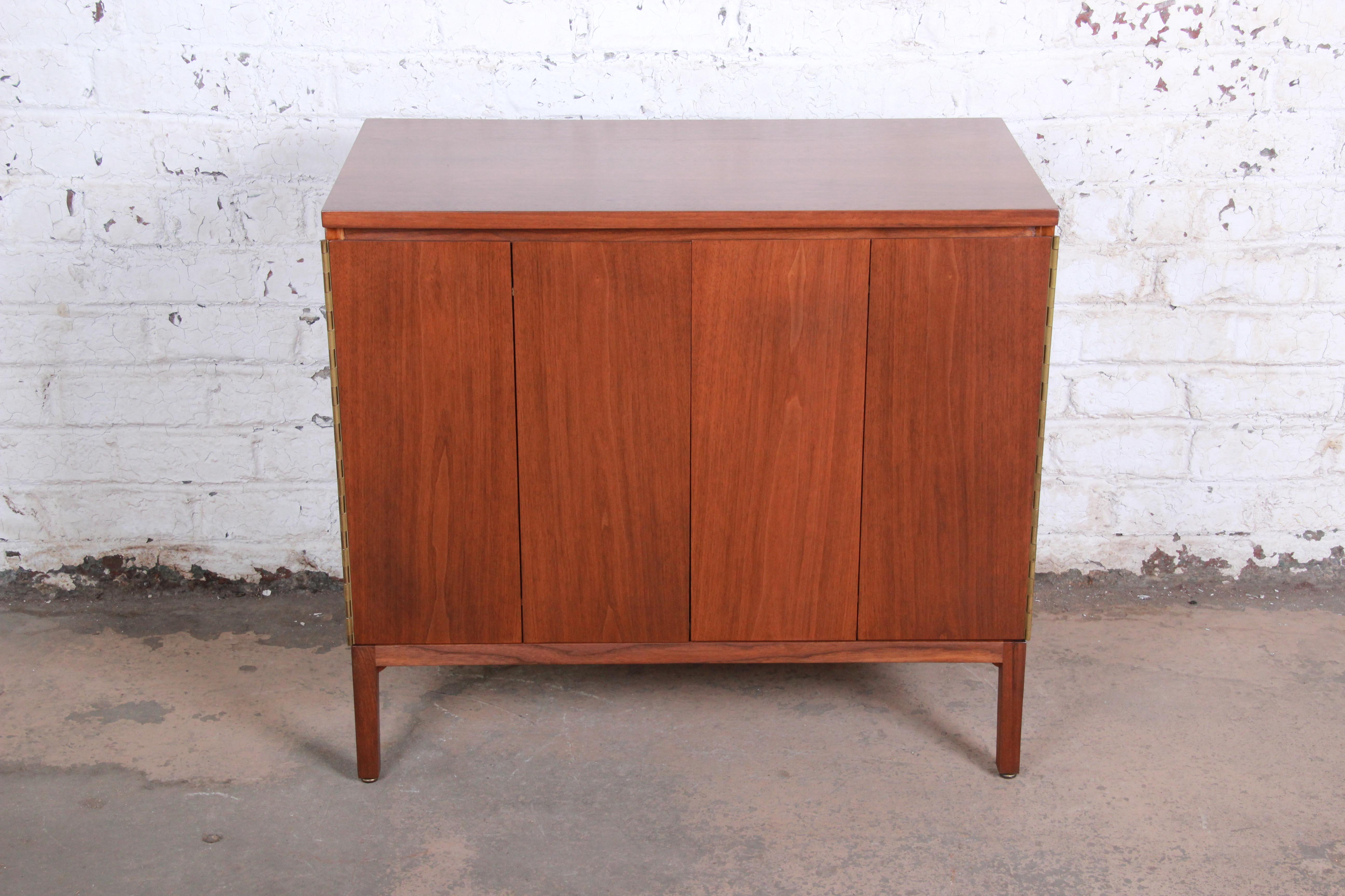 American Paul McCobb for Calvin Irwin Collection Mahogany Sideboard or Bar Cabinet