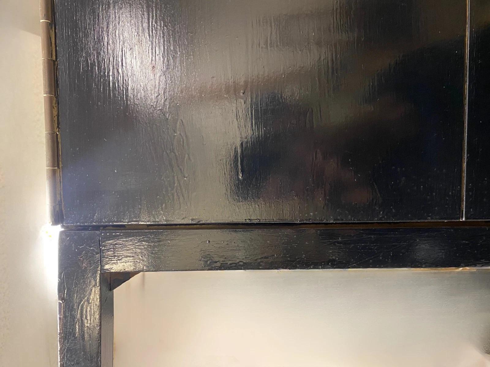 Paul McCobb per Calvin Irwin Credenza con piano in travertino e mogano nero in vendita 2