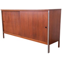 Paul McCobb for Calvin Linear Group Walnut Sideboard or Credenza