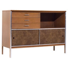 Paul McCobb for Calvin Linear Mid Century Walnut Credenza