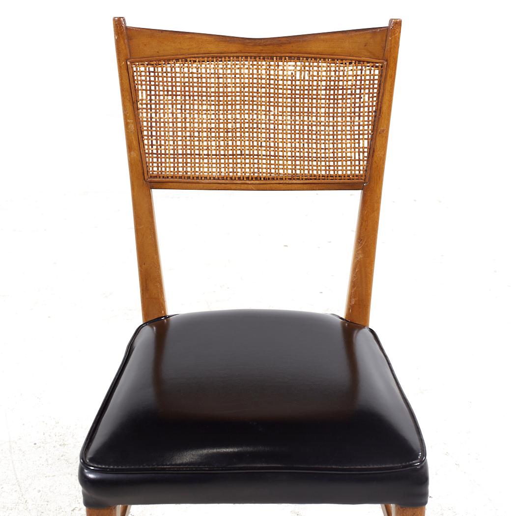 Paul McCobb for Calvin Mahogany and Cane Dining Chairs - Set of 6 For Sale 3