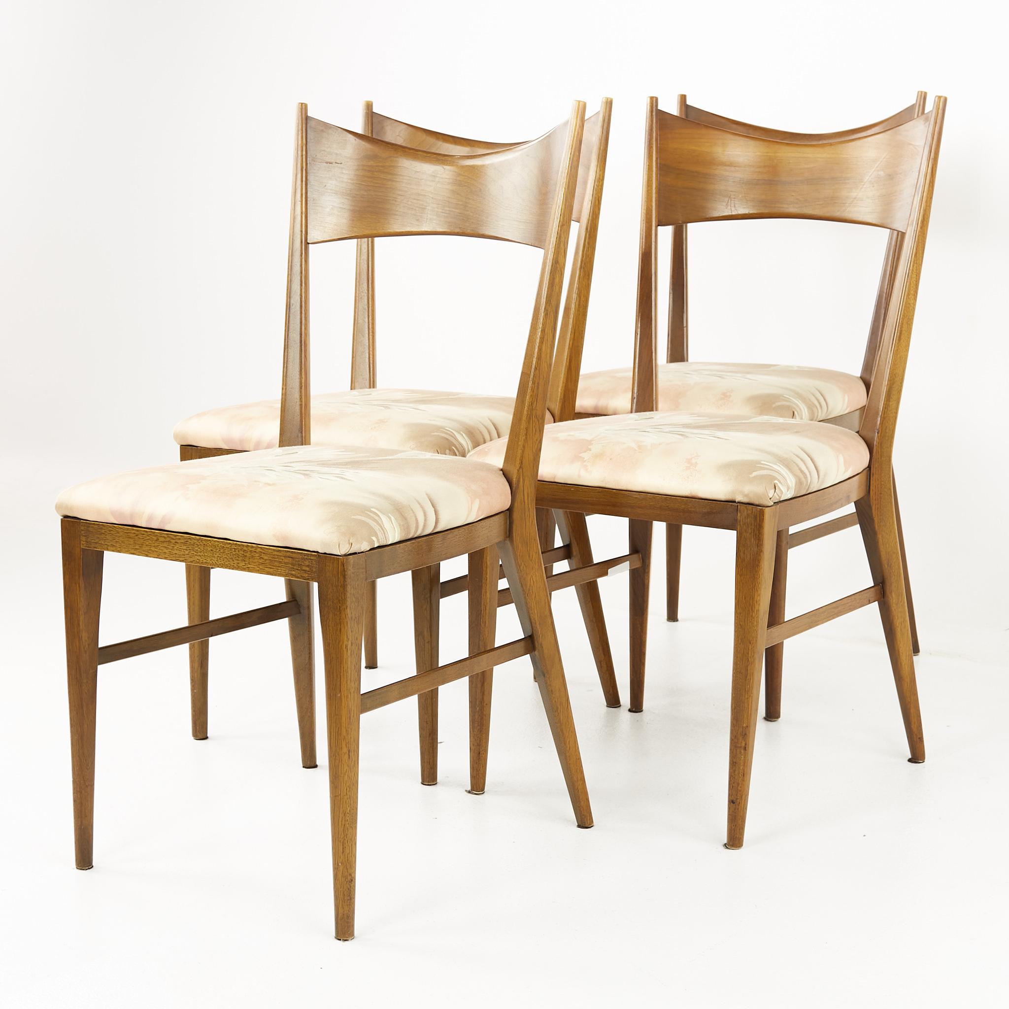Mid-Century Modern Paul McCobb lot de 4 chaises de salle à manger du milieu du siècle dernier pour Calvin en vente