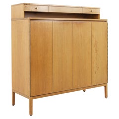 Paul McCobb For Calvin Mid Century Highboy Armoire