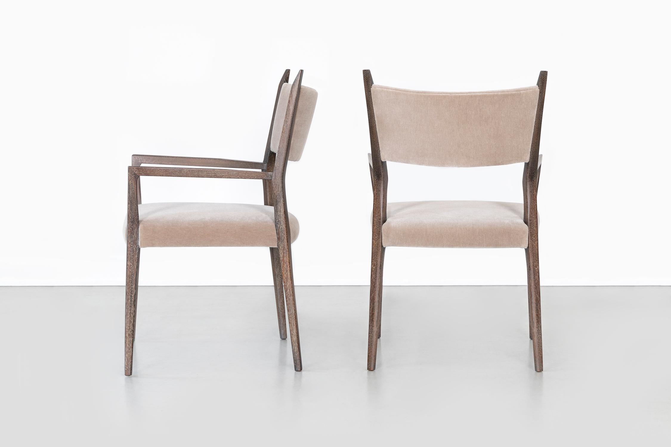 Mid-20th Century Paul McCobb for Calvin Mid-Century Modern Dining Chairs Freshly Restored For Sale