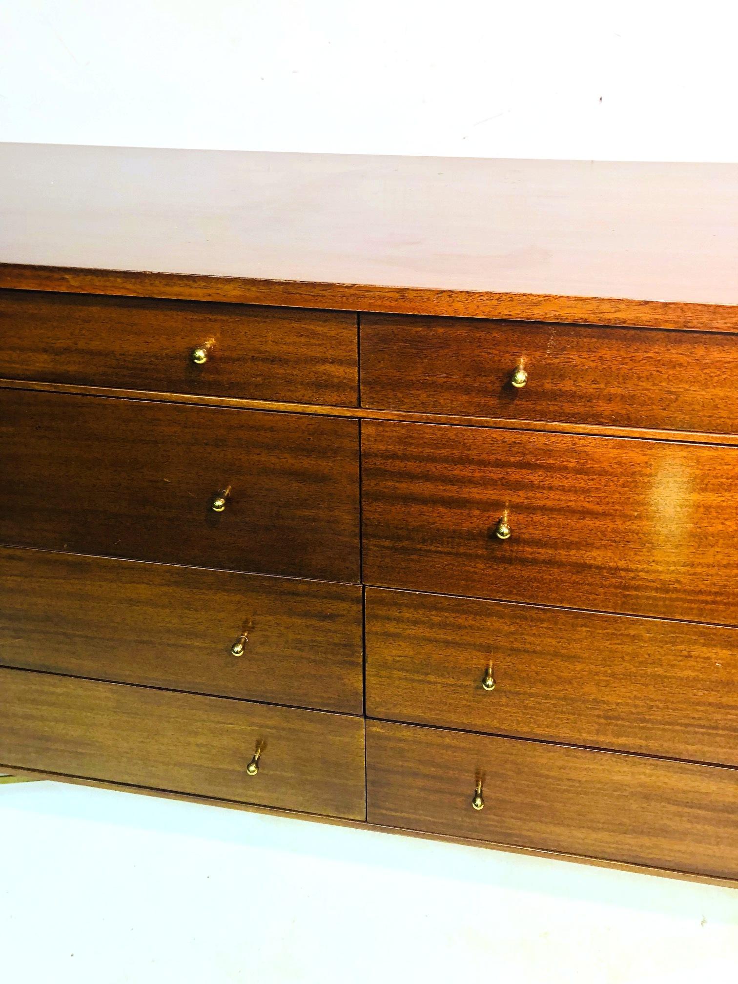 Mid-20th Century Paul McCobb for Calvin Mid-Century Modern Mahogany Credenza