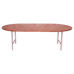 Paul McCobb for Calvin Mid-Century Modern Walnut Dining Table, Newly Refinished