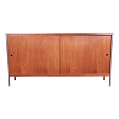 Paul McCobb for Calvin Mid-Century Modern Walnut Sideboard Credenza