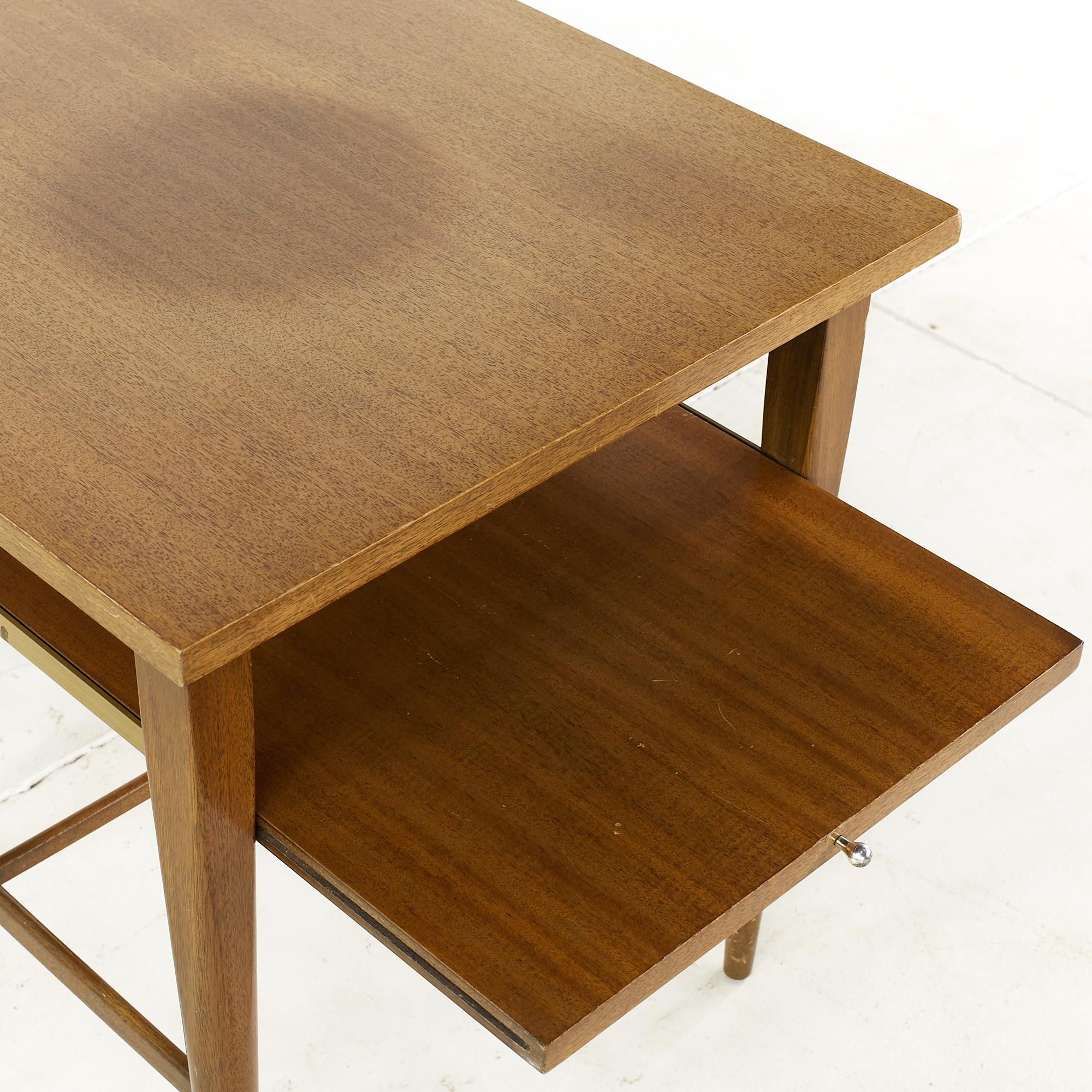 Paul McCobb for Calvin Mid Century Side End Tables, Pair For Sale 5