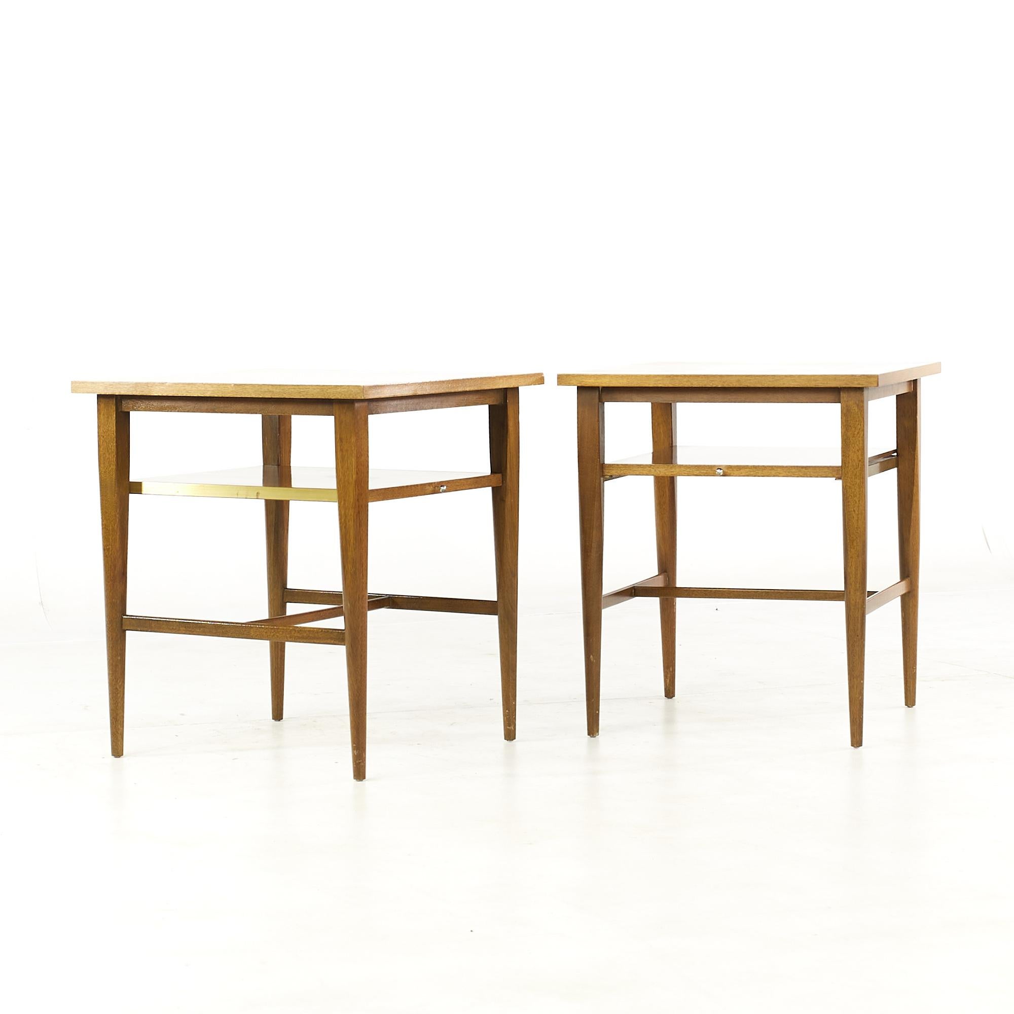 Paul McCobb for Calvin mid century side end tables - pair

Each table measures: 21 wide x 22 deep x 24 inches high

All pieces of furniture can be had in what we call restored vintage condition. That means the piece is restored upon purchase so