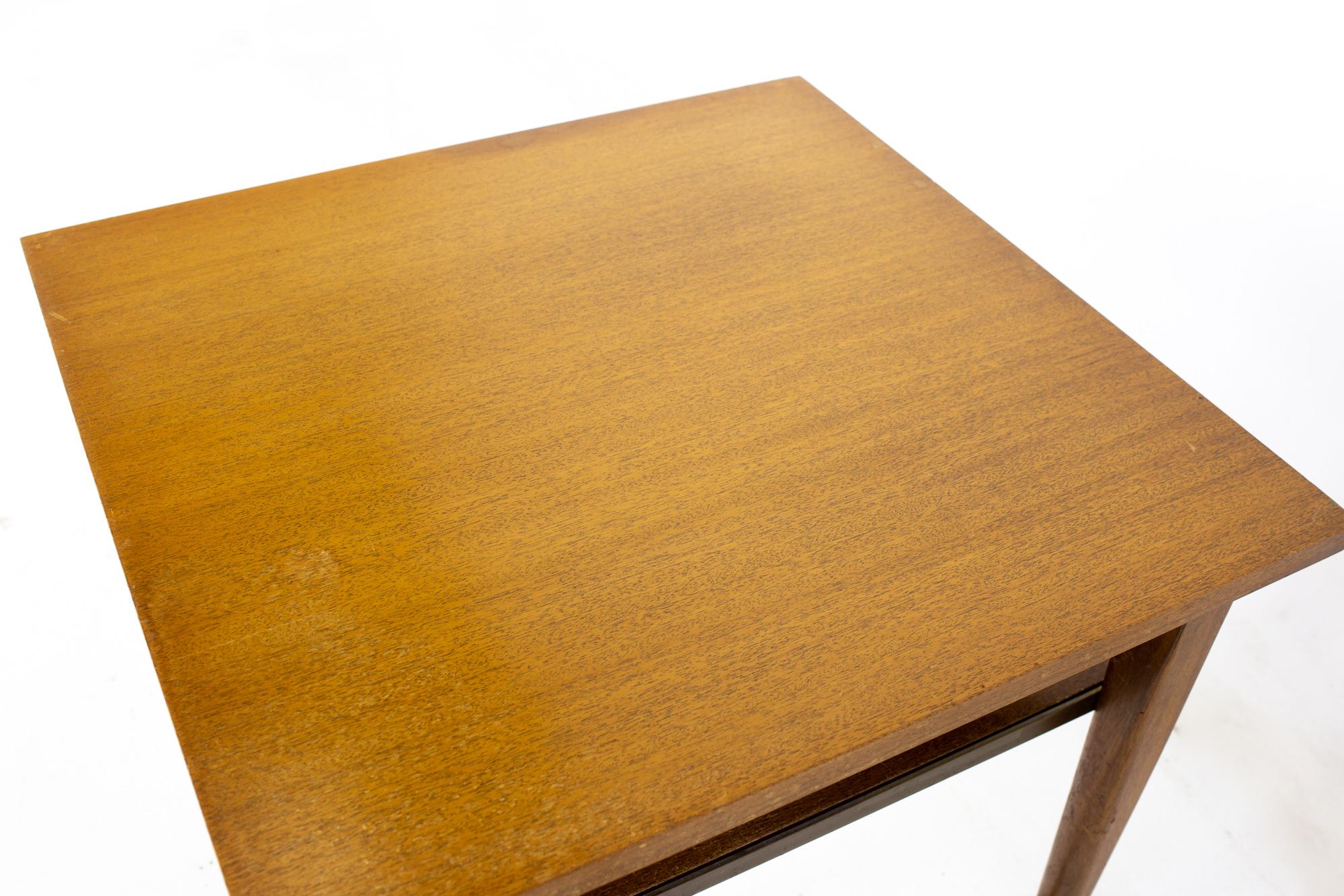 Paul McCobb for Calvin Mid Century Side End Tables - Pair For Sale 2