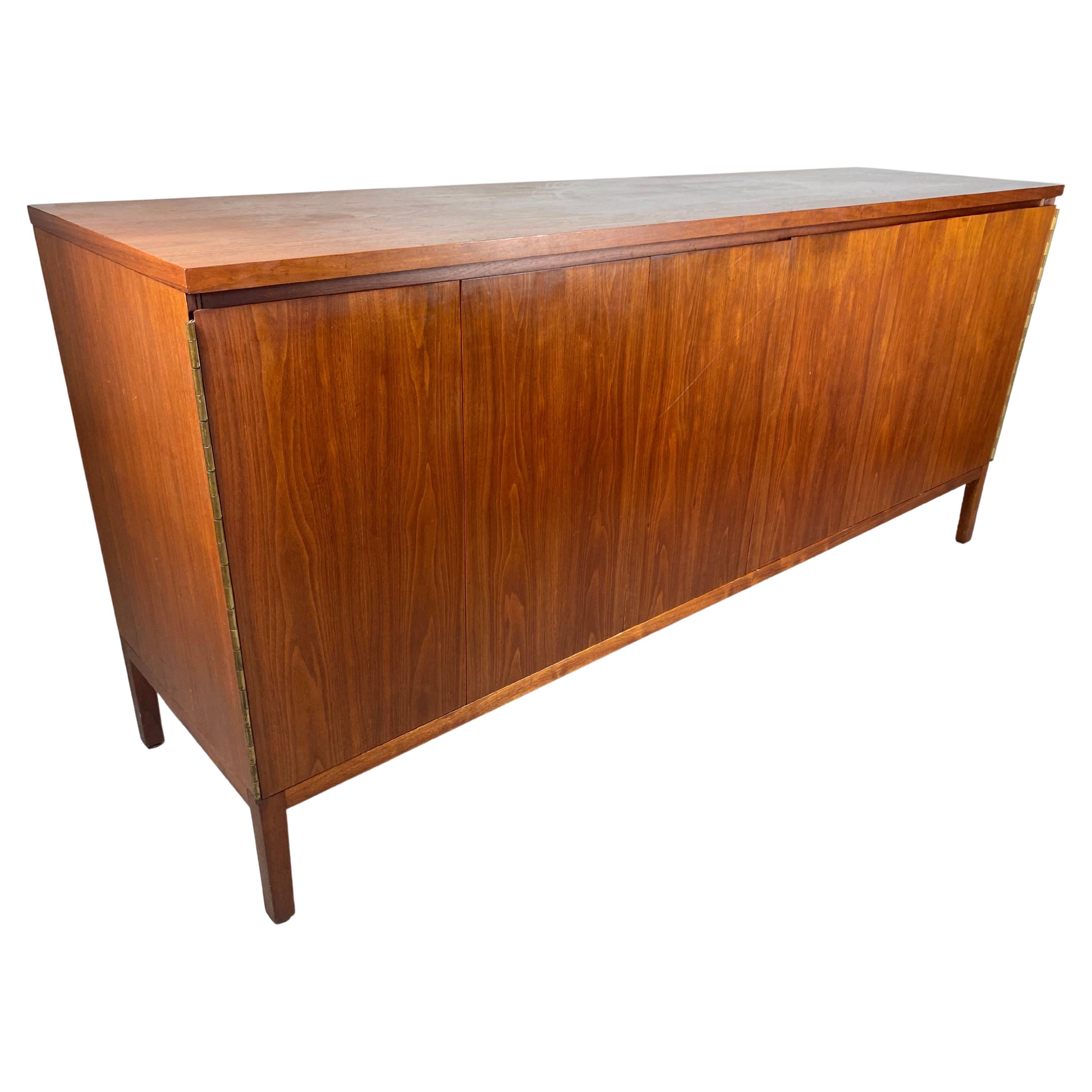 Paul McCobb for Calvin Sideboard, Server, Credenza with Dual Tri-Fold Doors