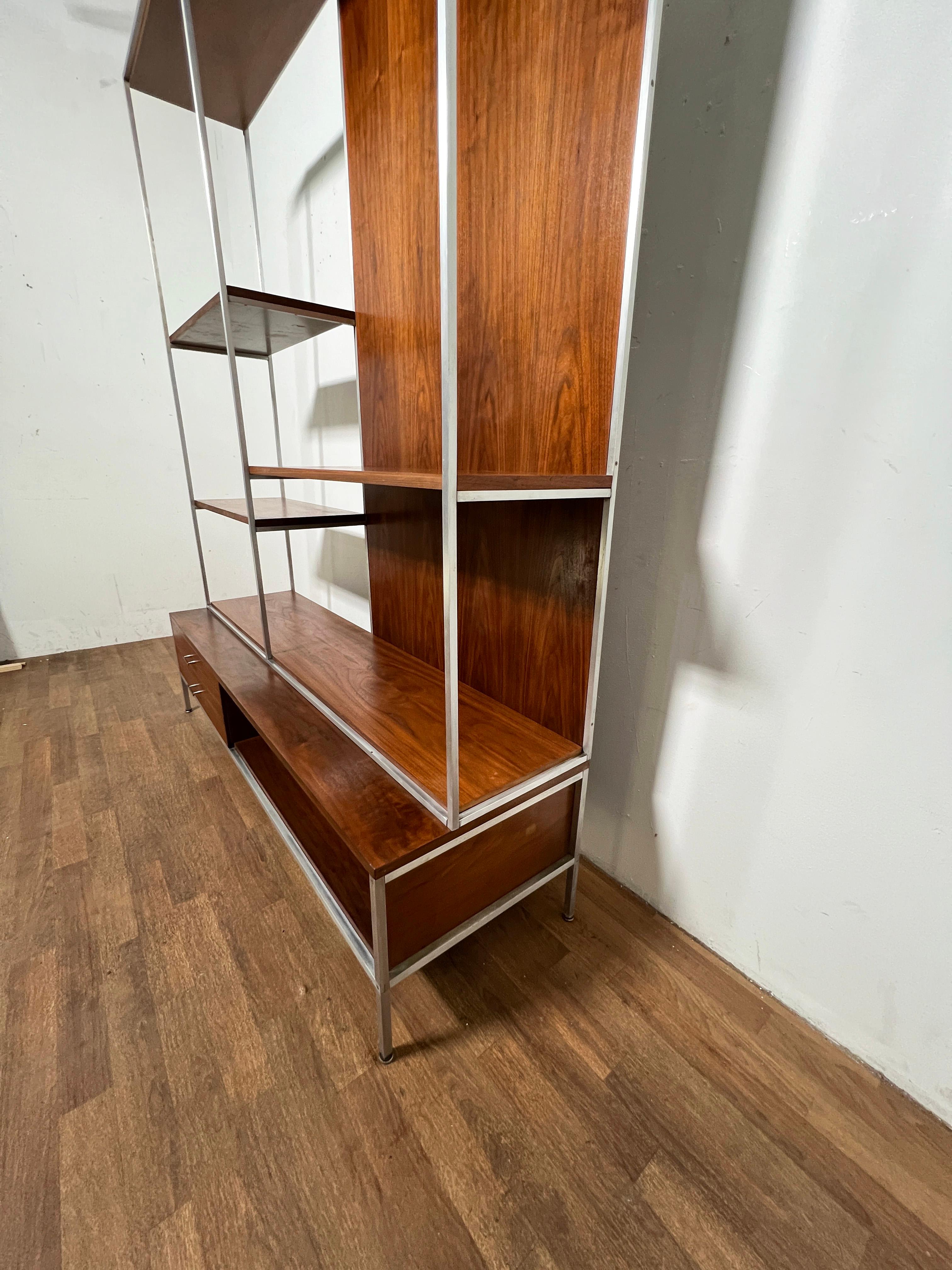 Paul McCobb pour Calvin Etagere / Room Divider deux pièces Circa 1960s en vente 3