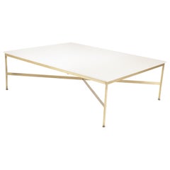 Paul McCobb table basse Vitrolite pour Calvin