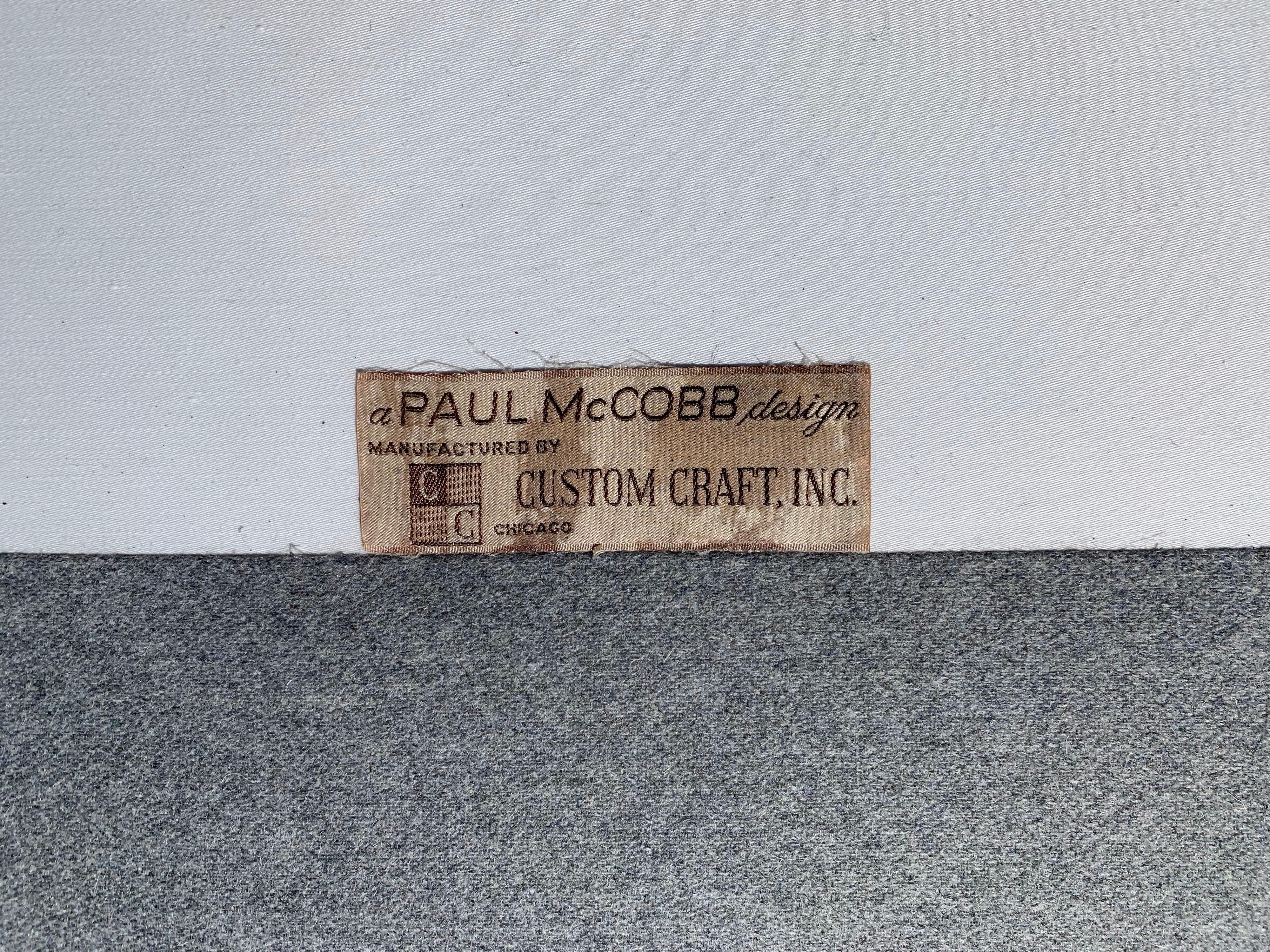 Paul McCobb for Custom Craft 3 Piece Sectional Sofa 3