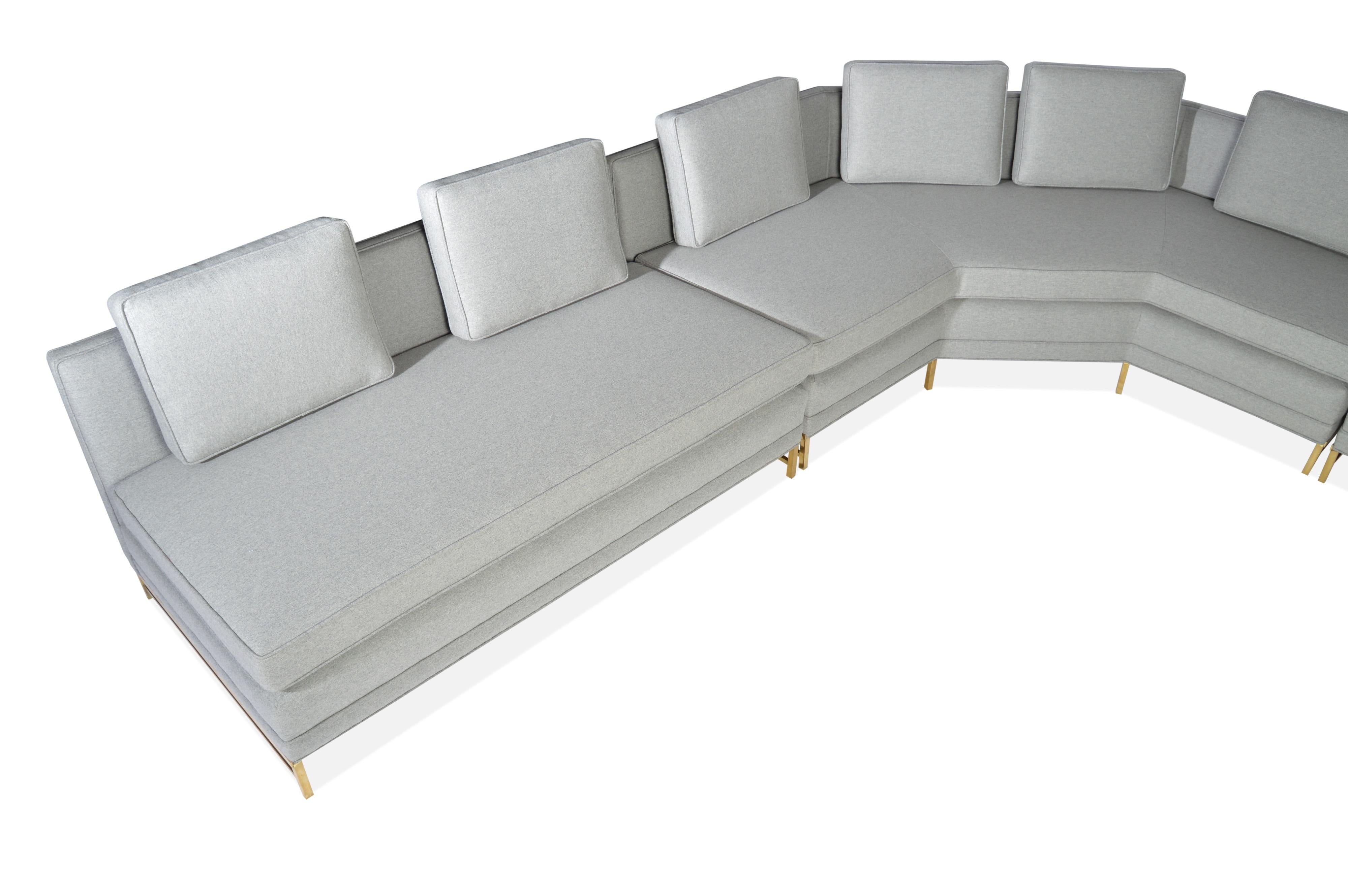 Paul McCobb for Custom Craft 3 Piece Sectional Sofa In Excellent Condition In Southampton, NJ