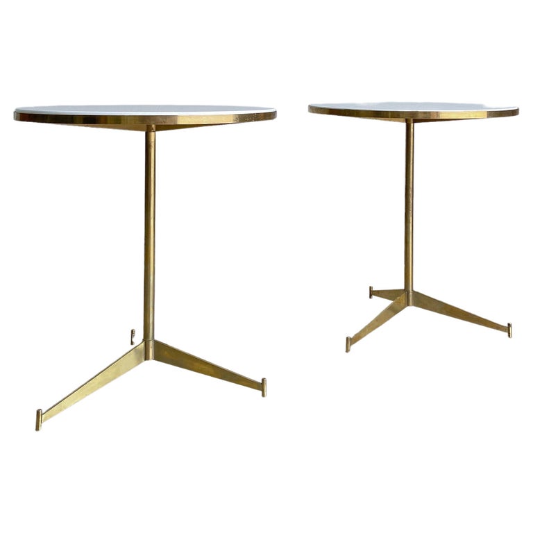 paul mccobb cigarette table Paul McCobb for Directional Brass and Vitrolite “Cigarette” Table, 1954 at  1stDibs
