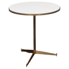 Paul McCobb for Directional Brass and Vitrolite Cigarette Table