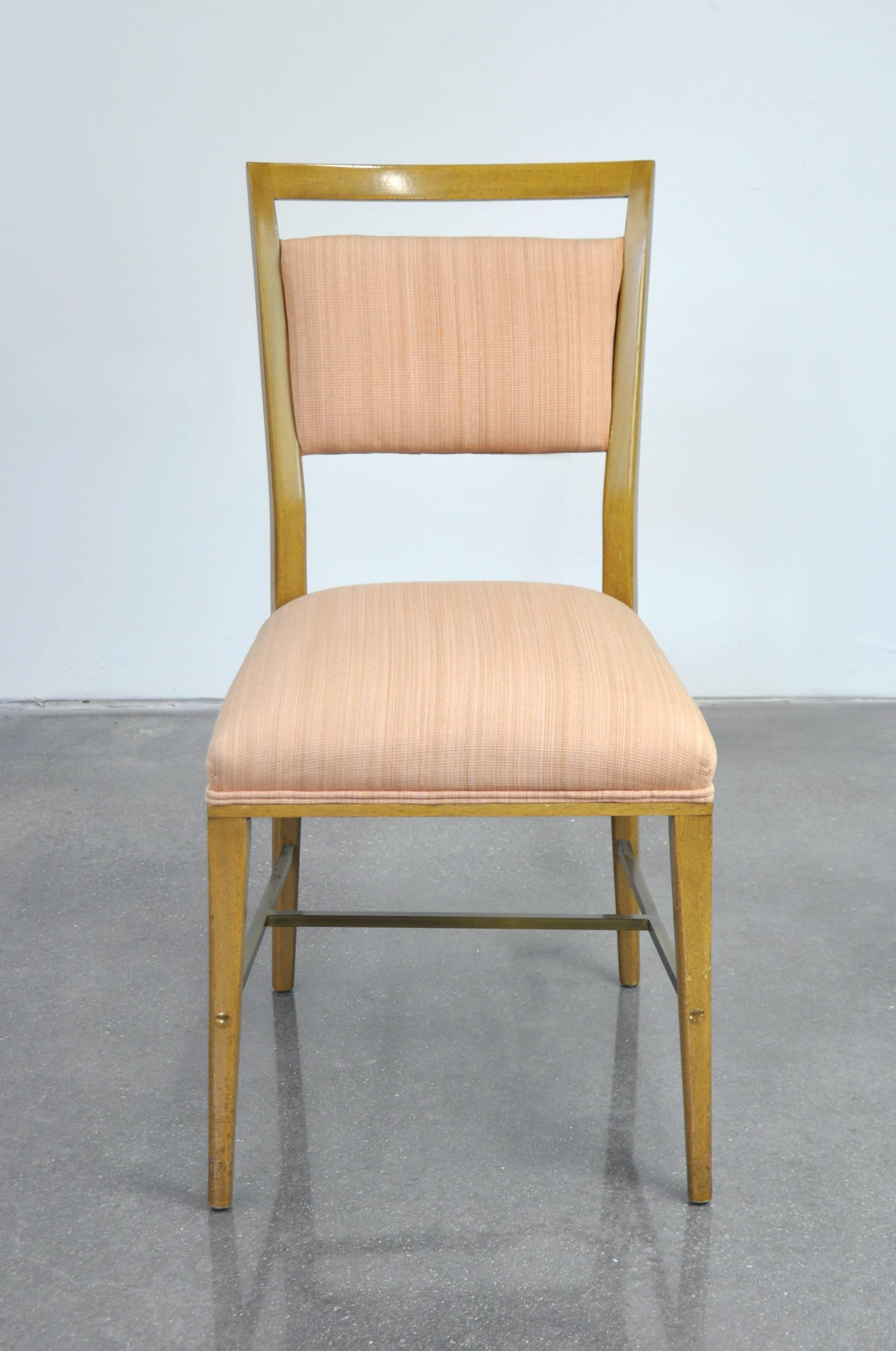 A Mid-Century Modern side chair, designed by Paul McCobb for Directional's Connoisseur collection, and manufactured by H. Sacks and Sons in circa 1953. Can be used for dining or as a desk chair paired with the secretary from the same collection