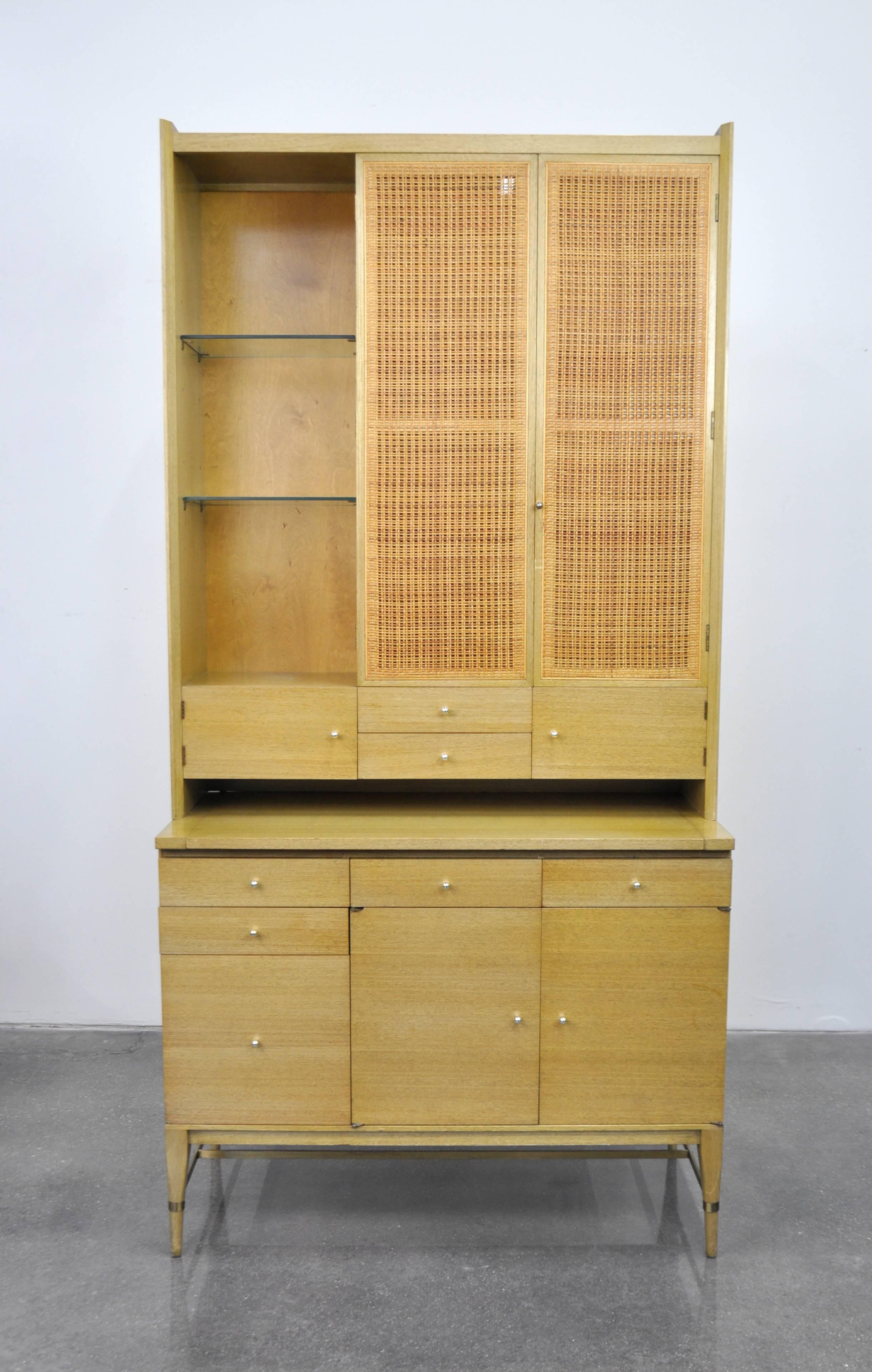 Mid-Century Modern Paul McCobb for Directional Connoisseur Collection Secretary Cabinet