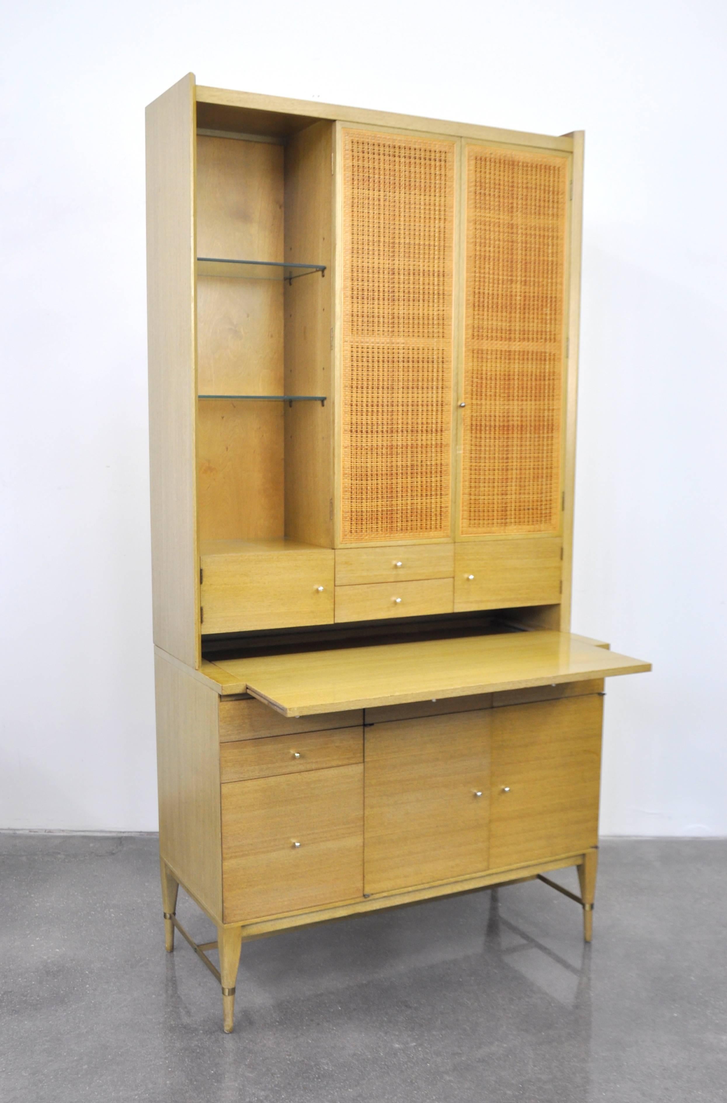 American Paul McCobb for Directional Connoisseur Collection Secretary Cabinet
