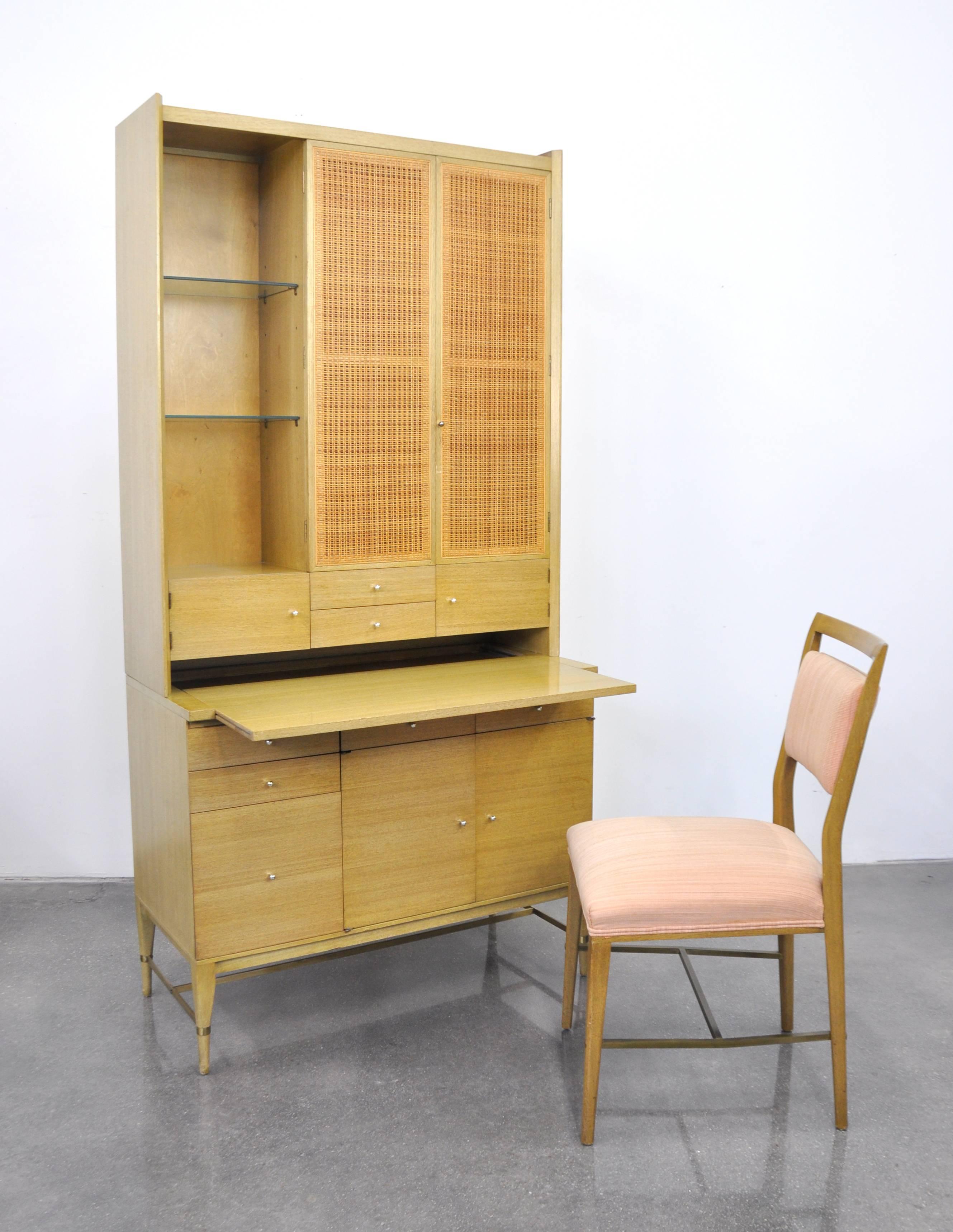 Paul McCobb for Directional Connoisseur Collection Secretary Cabinet In Good Condition In Miami, FL