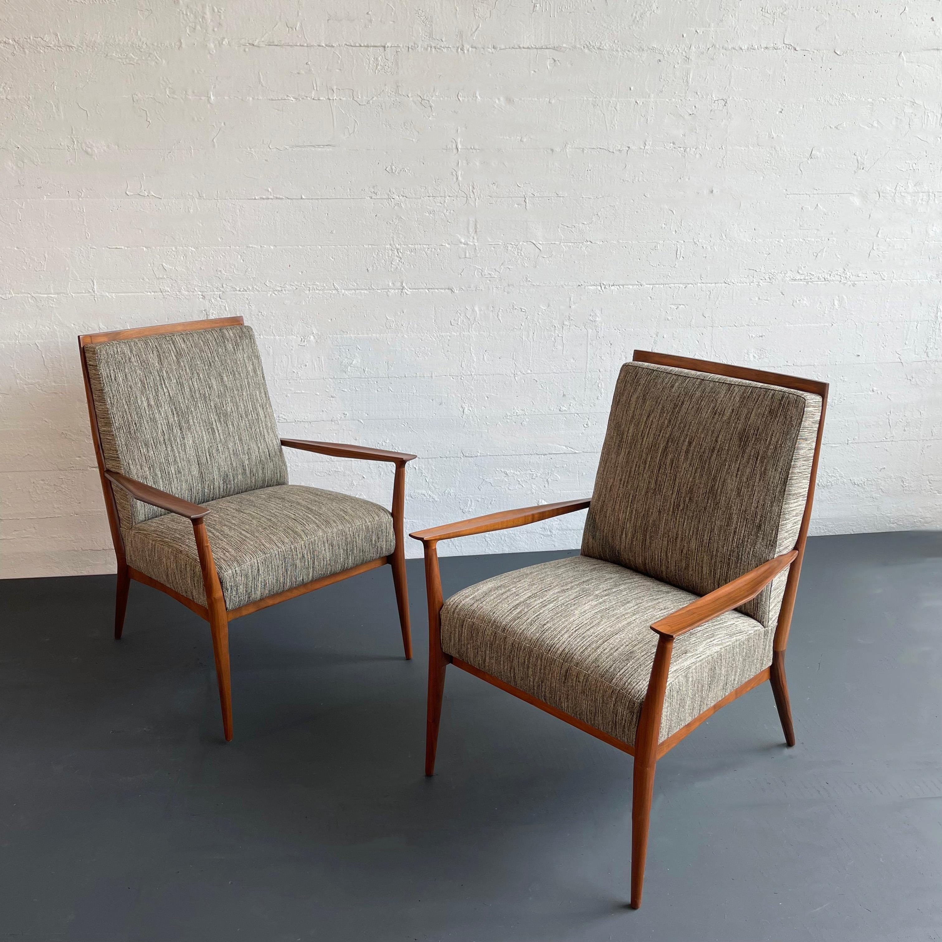 Mid-Century Modern Paul McCobb pour Directional, fauteuils de salon à dossier haut modèle n° 409 en vente
