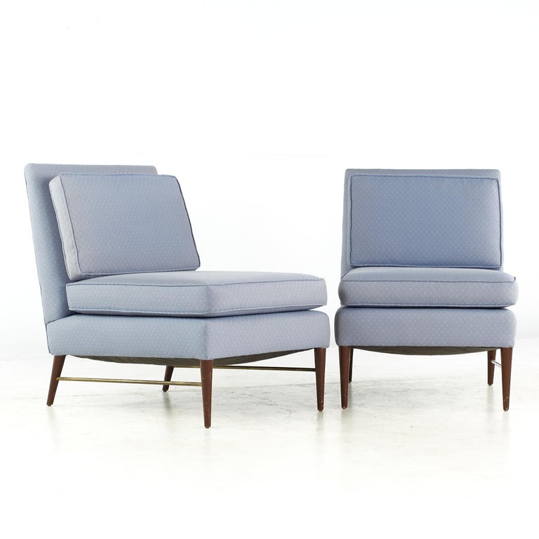 Paul McCobb for Directional Irwin Group Mid Century Lounge Chairs - Pair

This chair measures: 24 wide x 31 deep x 32.5 high, with a seat height/chair clearance of 18 inches

All pieces of furniture can be had in what we call restored vintage
