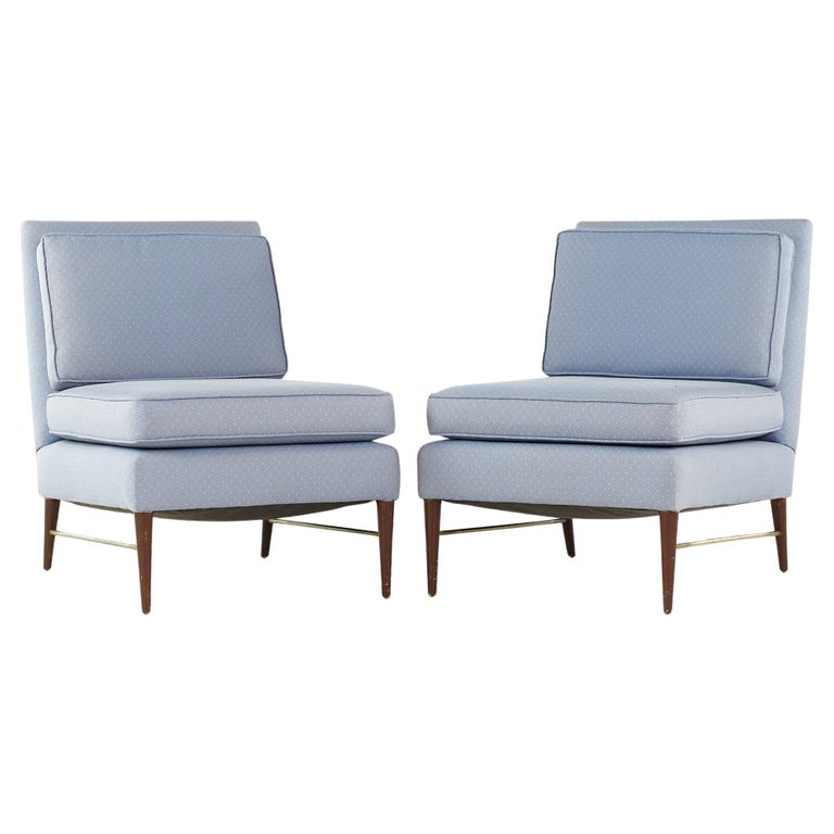 Paul McCobb for Directional Irwin Group Mid Century Lounge Chairs - Pair For Sale