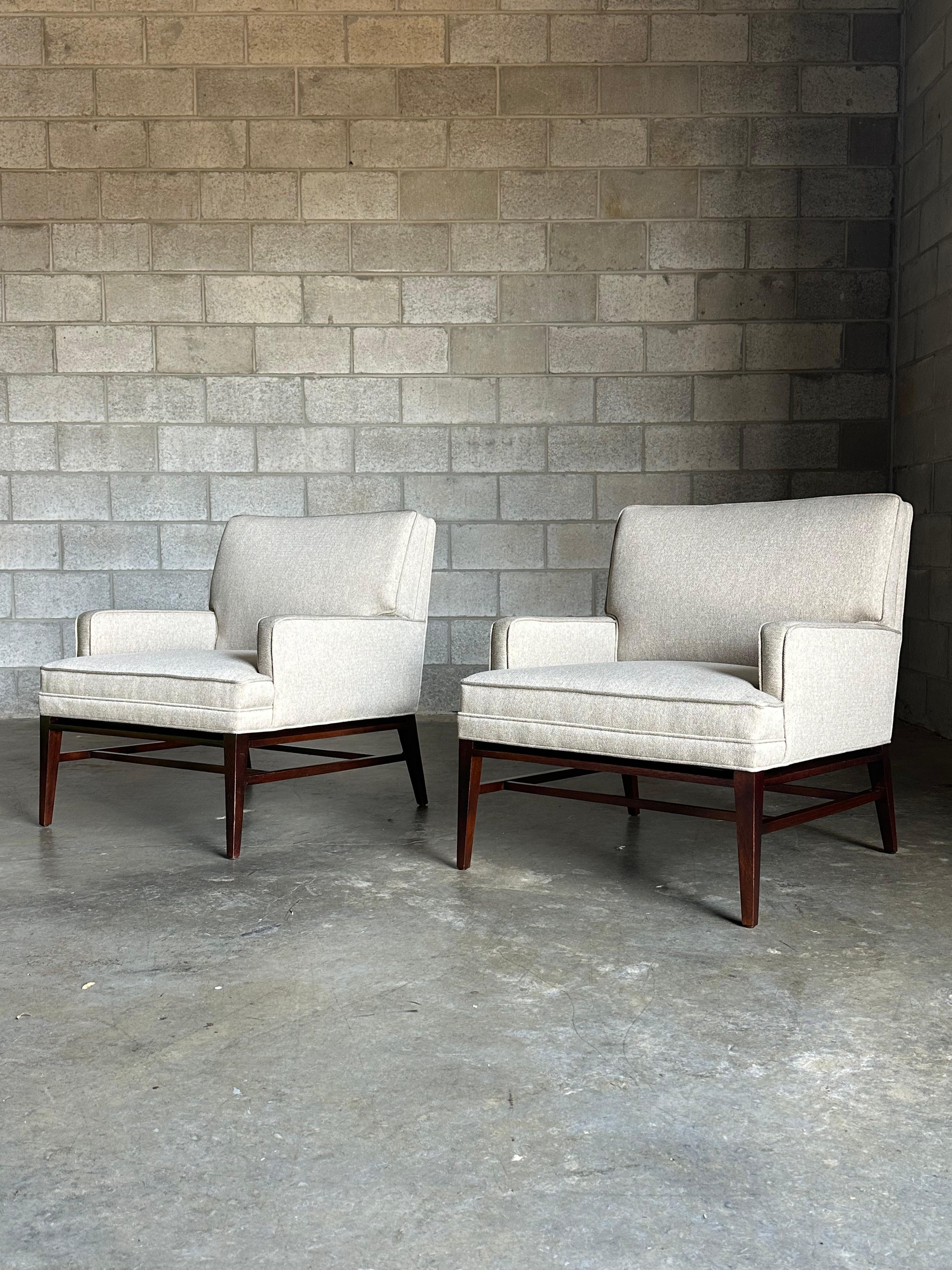 Mid-Century Modern Paul McCobb for Directional Lounge Chairs - Une paire en vente