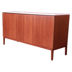 Paul McCobb for Directional Mahogany Credenza or Bar Cabinet, Newly Refinished