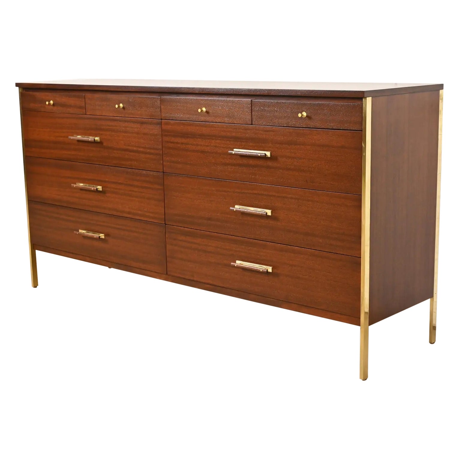 Paul McCobb für Directional Mid-Century Modern Zehn-Schubladen-Kommode, neu lackiert im Angebot