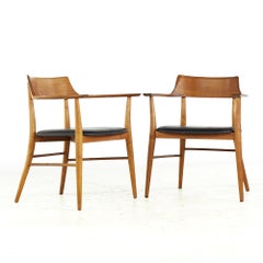 Paul McCobb for Directional Midcentury Occasional Lounge Chairs, Pair