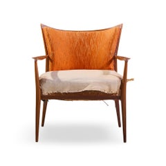 Paul McCobb for Directional Mid Century Walnut Lounge Chair