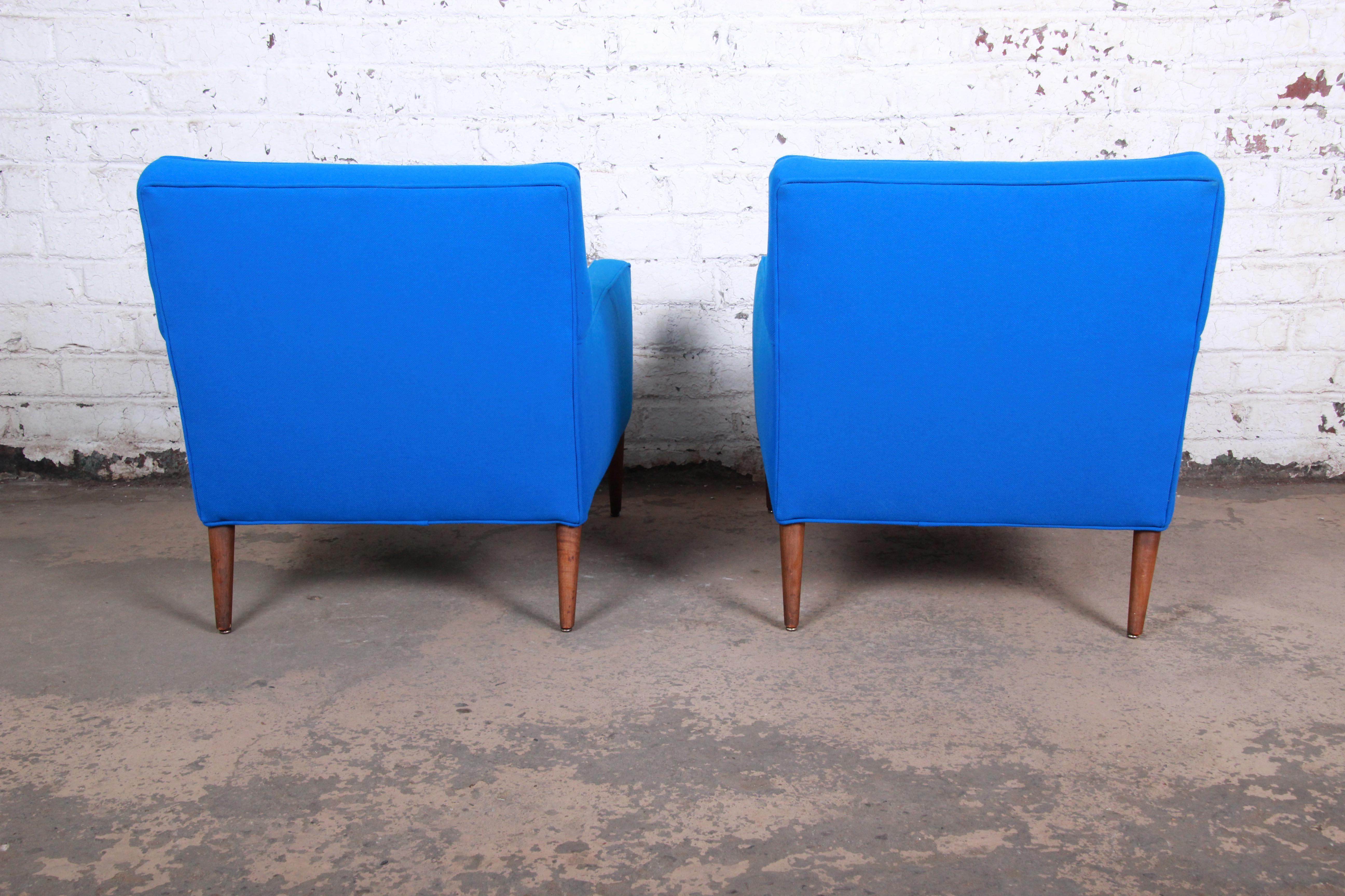 Paul McCobb for Directional Model 3022 Lounge Chairs, Newly Reupholstered 4