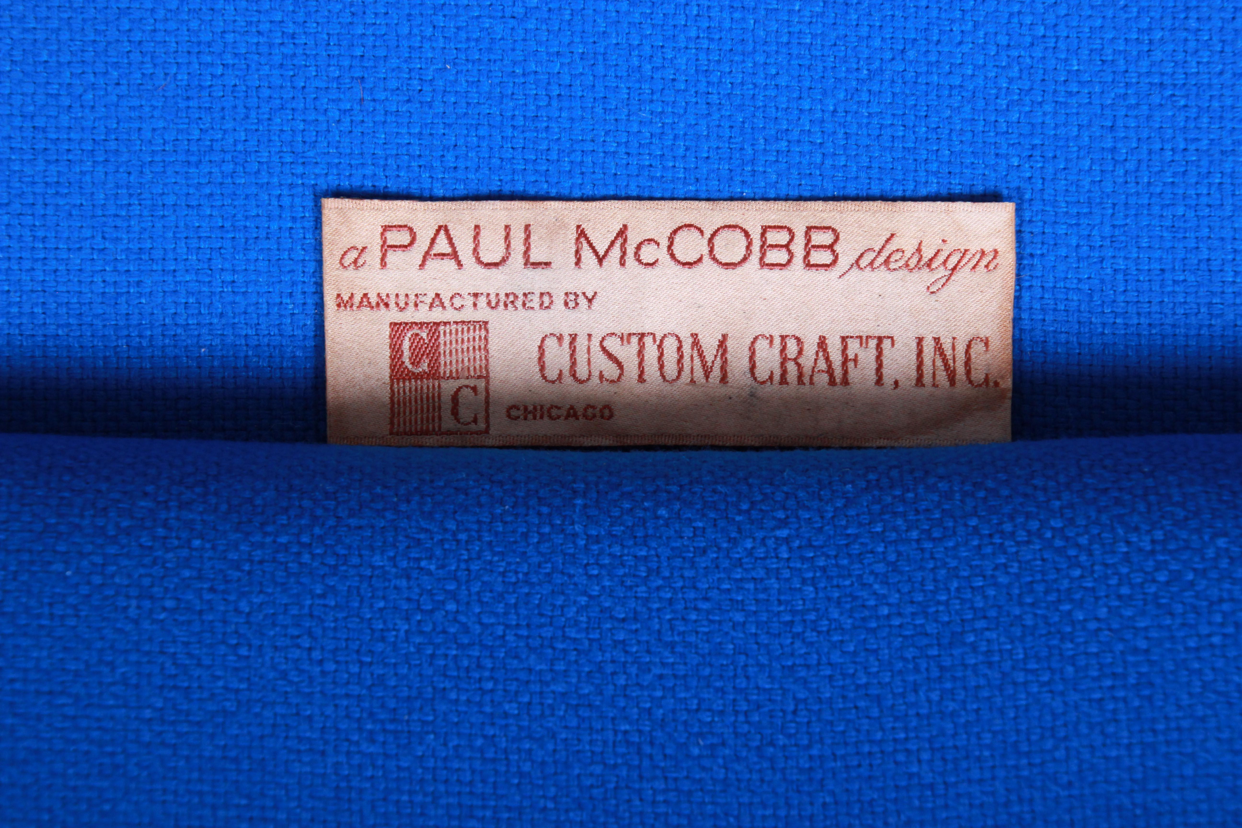 Paul McCobb for Directional Model 3022 Lounge Chairs, Newly Reupholstered 5