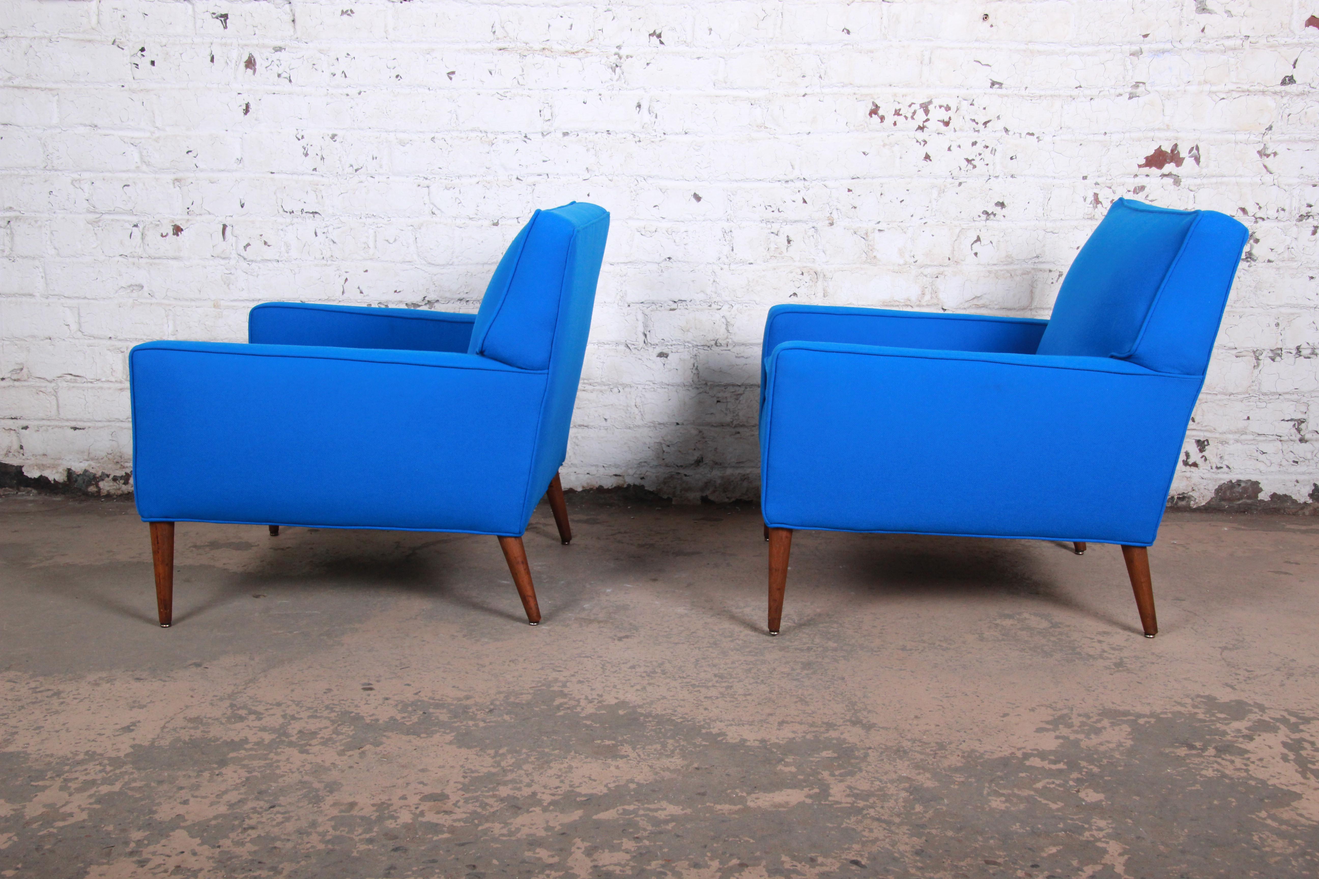 Upholstery Paul McCobb for Directional Model 3022 Lounge Chairs, Newly Reupholstered