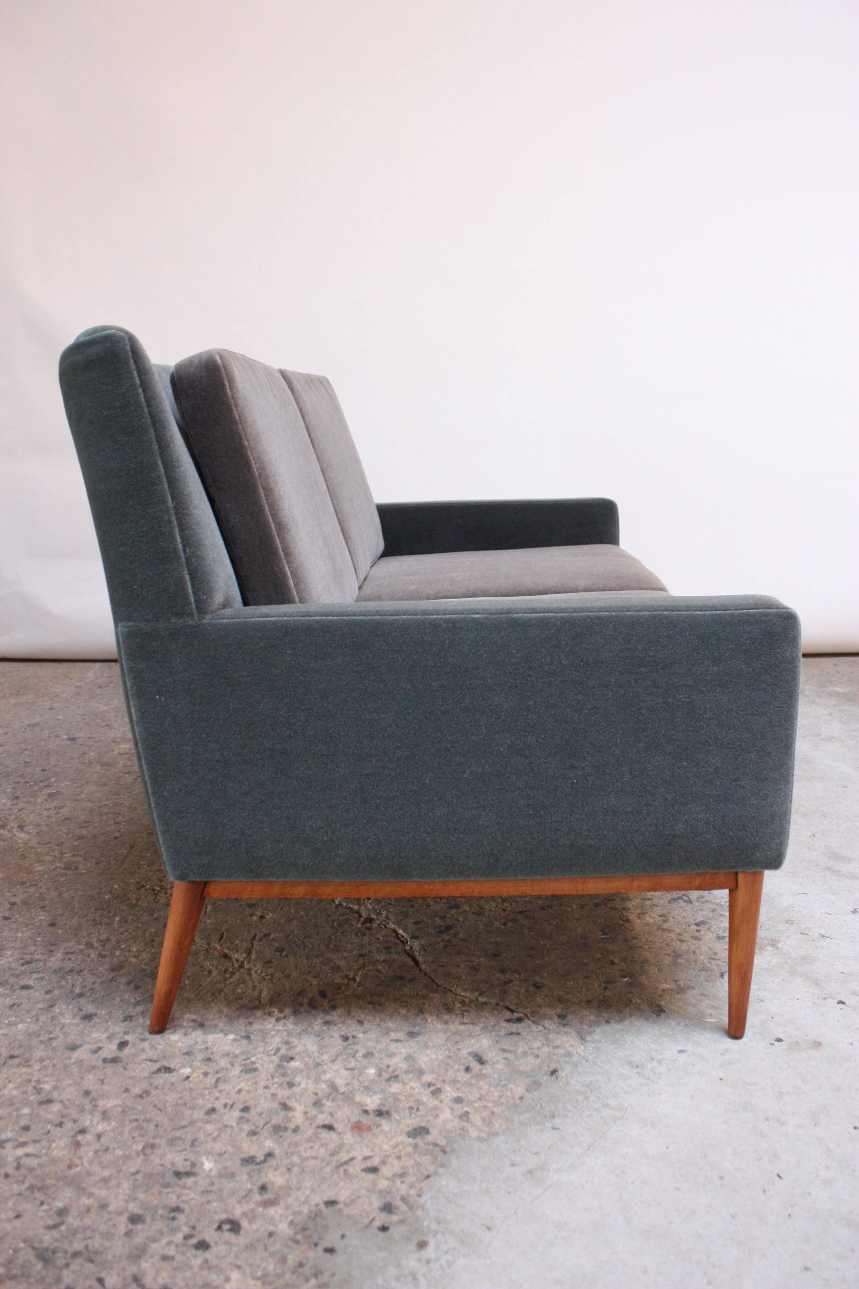Paul McCobb for Directional Settee in Maple and Mohair 2