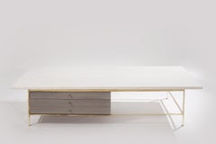 Paul McCobb for Directional Travertine Top Coffee Table, 1950s