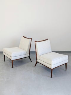 Paul McCobb para las sillas Slipper Directional de nogal