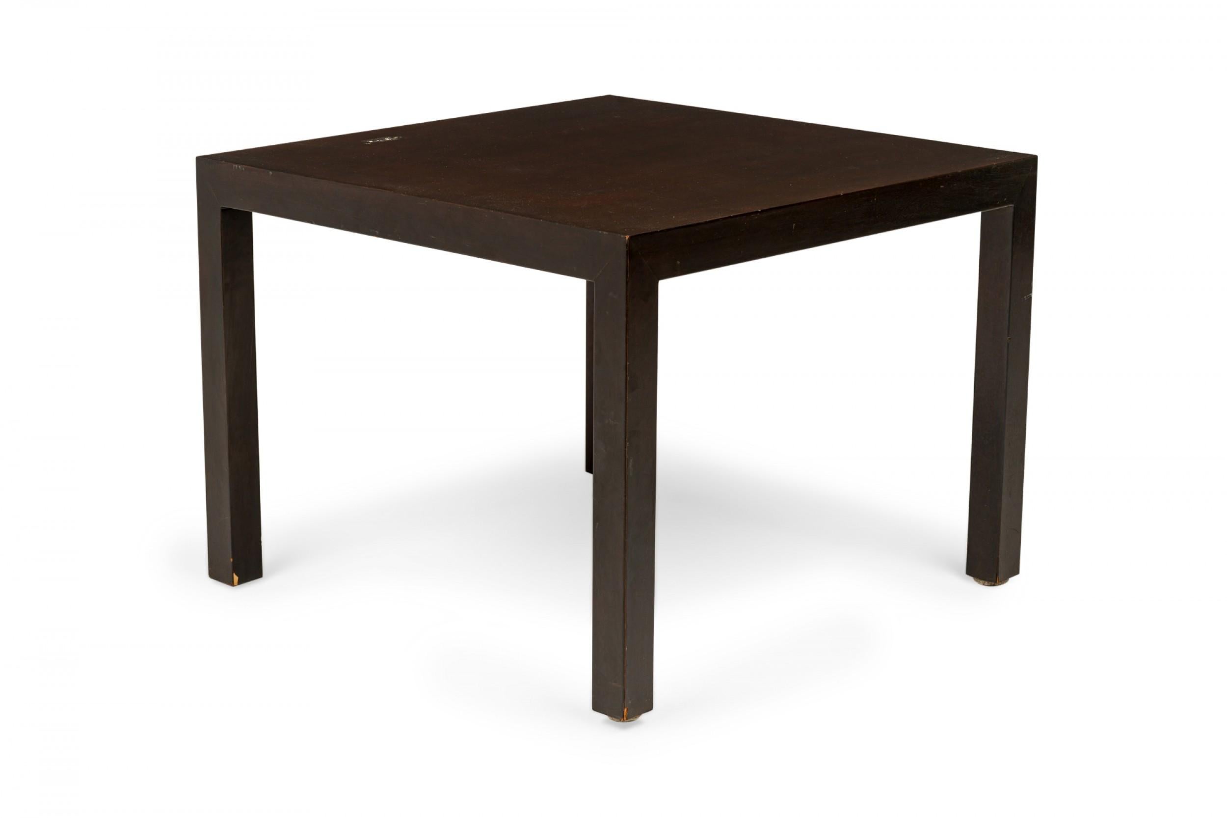 American Paul McCobb for Dunbar Parsons-Style Dark Finished Wooden End / Side Table For Sale